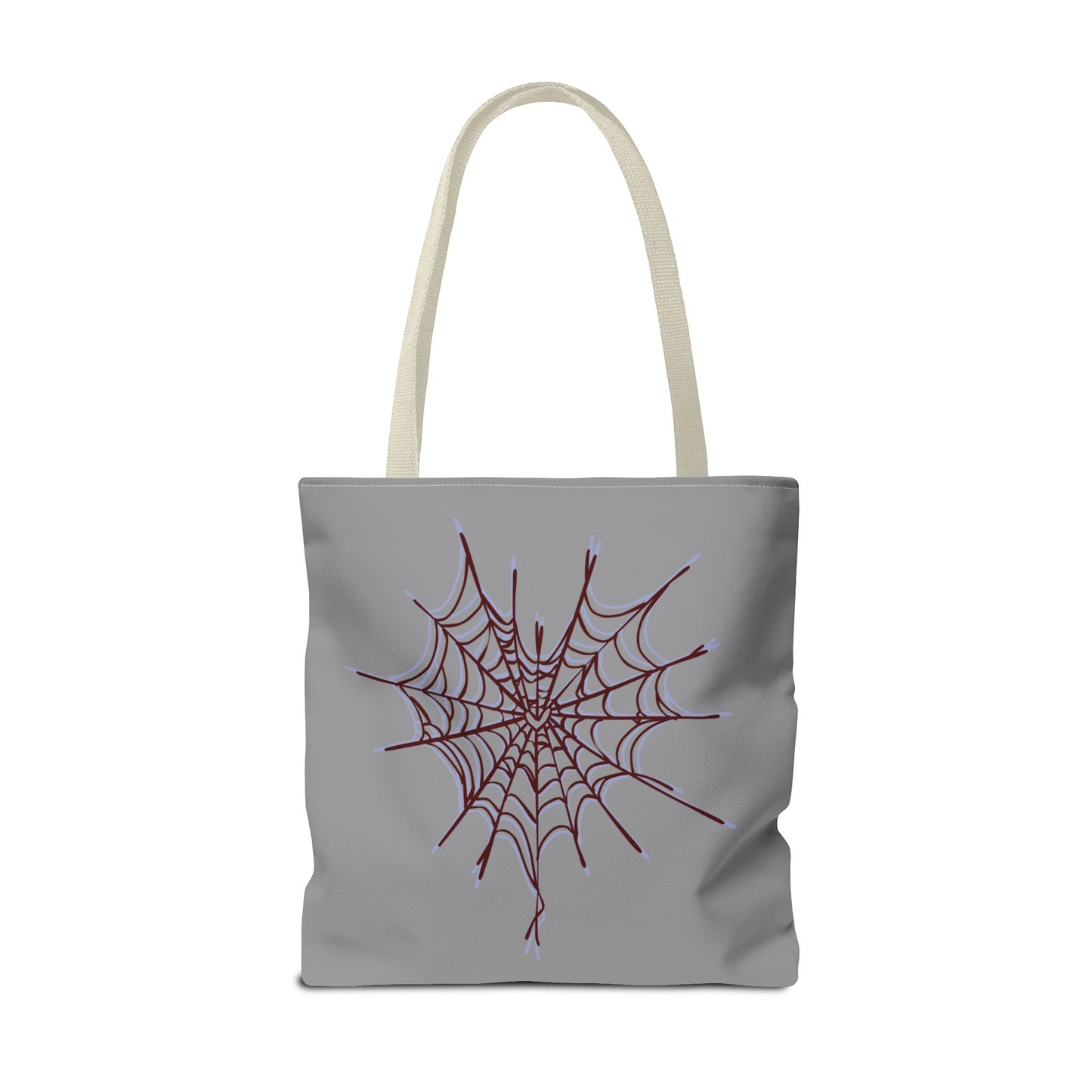 Spooky Spiderweb Tote Bag, Halloween Accessories, Eco-Friendly Tote, Fun Chic Bag, Holiday Gift, Daily Use