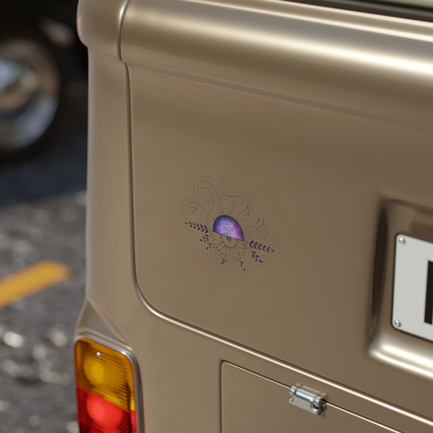 Bohemian Outdoor Sticker, Nature-Inspired Vinyl Decal, Die-Cut Art for Laptops, Water Bottles, Cars, and Journals