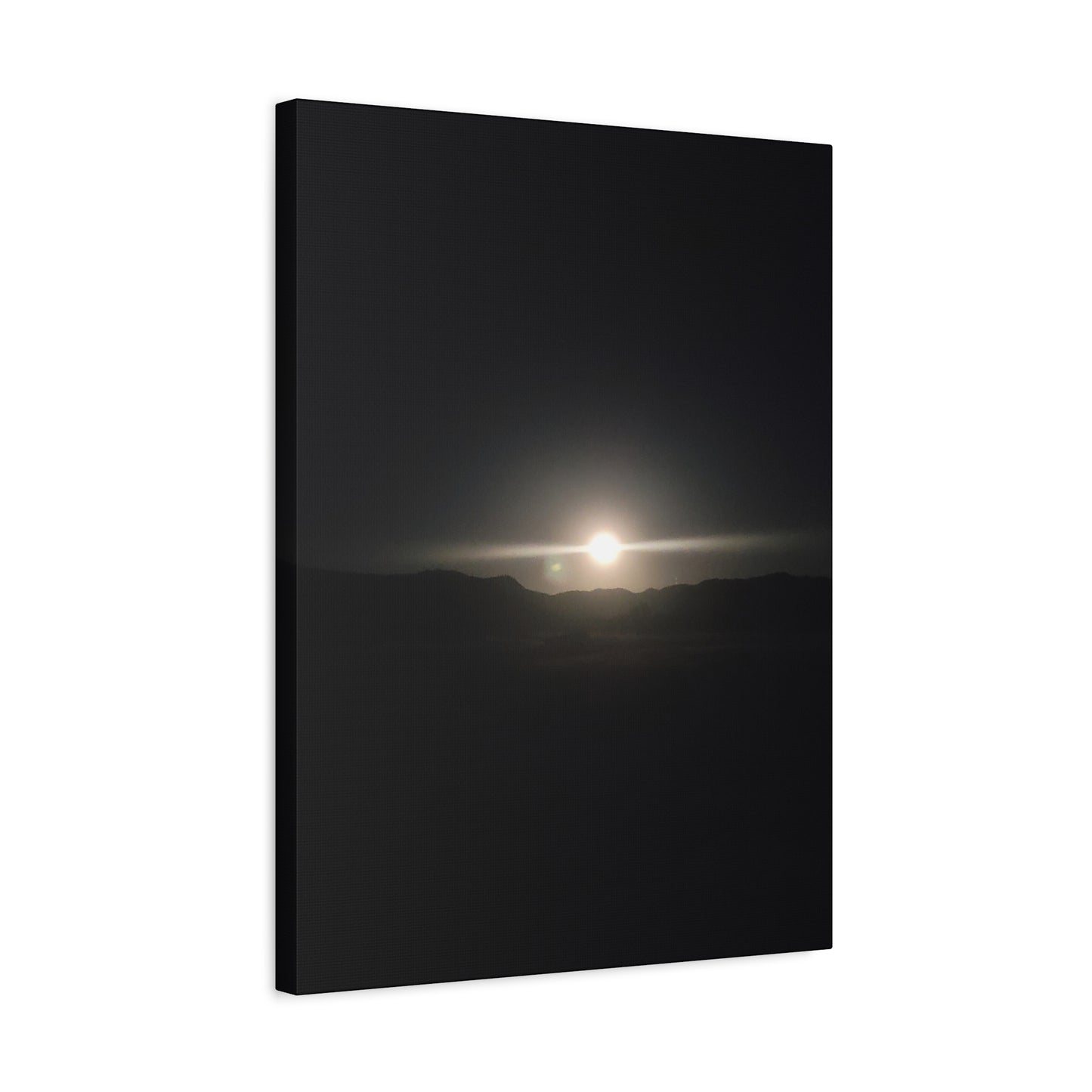 Stretched Canvas Art Print, Modern Wall Decor, Sunset Photography, Home Aesthetic, Gift for Her, Art for Living Room