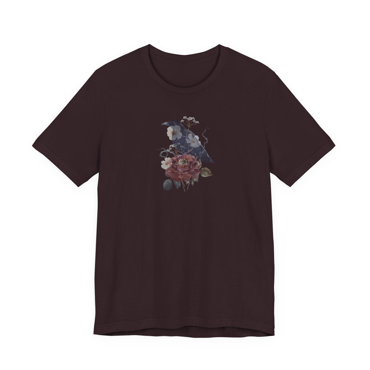 Double-sided Split Logo Artistic Bird Tee, Unisex T-Shirt for Art Lovers, Nature Inspired Gift, Casual Wear, Creative Expression