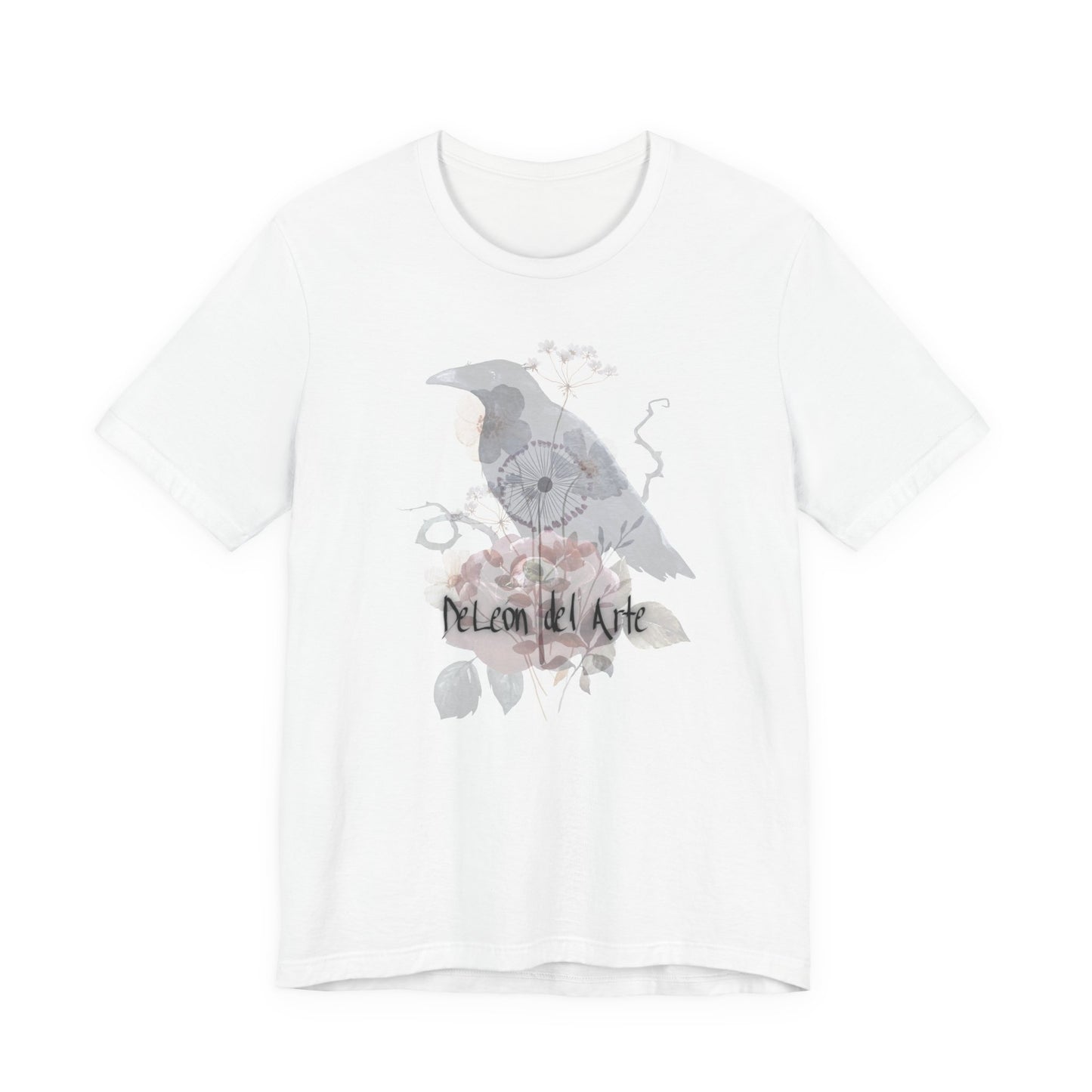 Artistic Bird Tee, Unisex T-Shirt for Art Lovers, Nature Inspired Gift, Casual Wear, Creative Expression