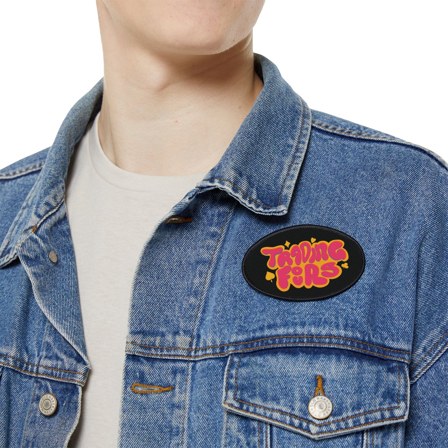 Playful Iron-On Patches for Jackets, Bags, Outfits, DIY Fashion, Fun Gifts, Trading Furs Design
