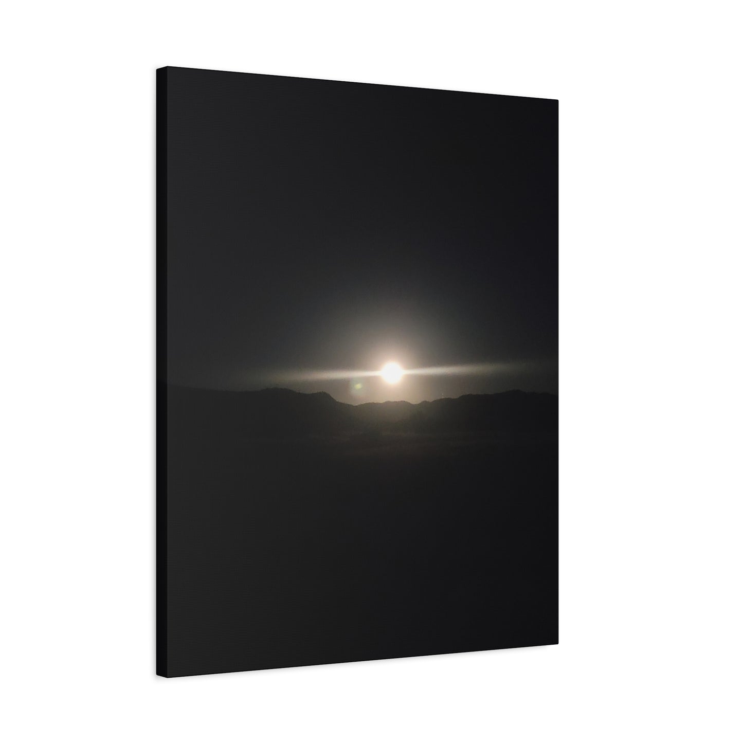 Stretched Canvas Art Print, Modern Wall Decor, Sunset Photography, Home Aesthetic, Gift for Her, Art for Living Room