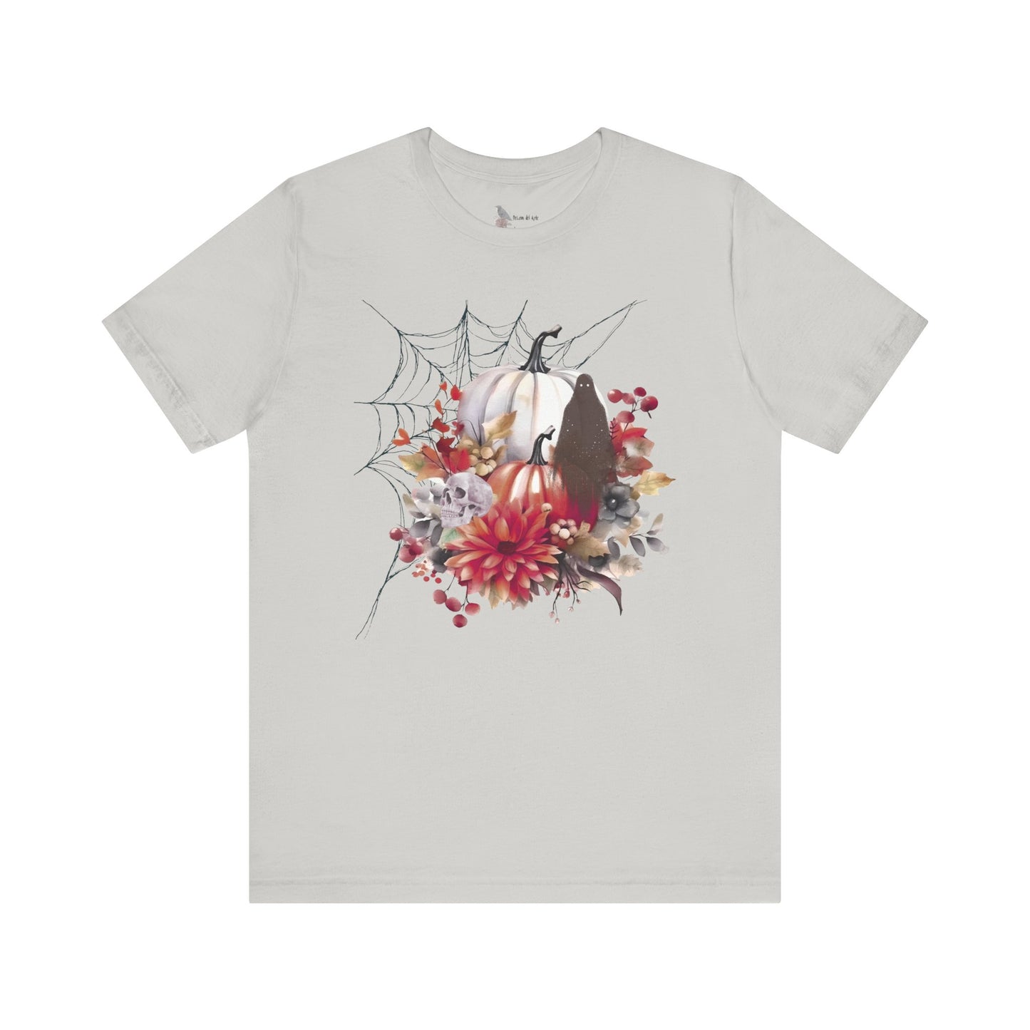 Autumn Vibes Short Sleeve Tee - Cozy Halloween Shirt, Spooky Seasonal Apparel, Fall T-Shirt, Pumpkin Graphic Tee, Unisex Fall Wardrobe