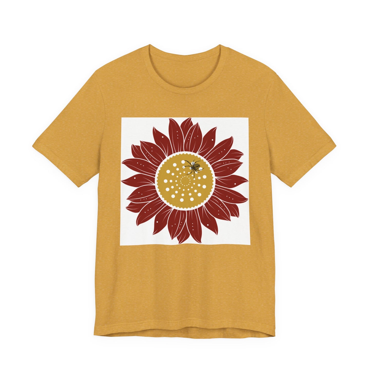 Sunflower Tee, Unisex T-Shirt for Art Lovers, Nature Inspired Gift, Casual Wear, Creative Expression