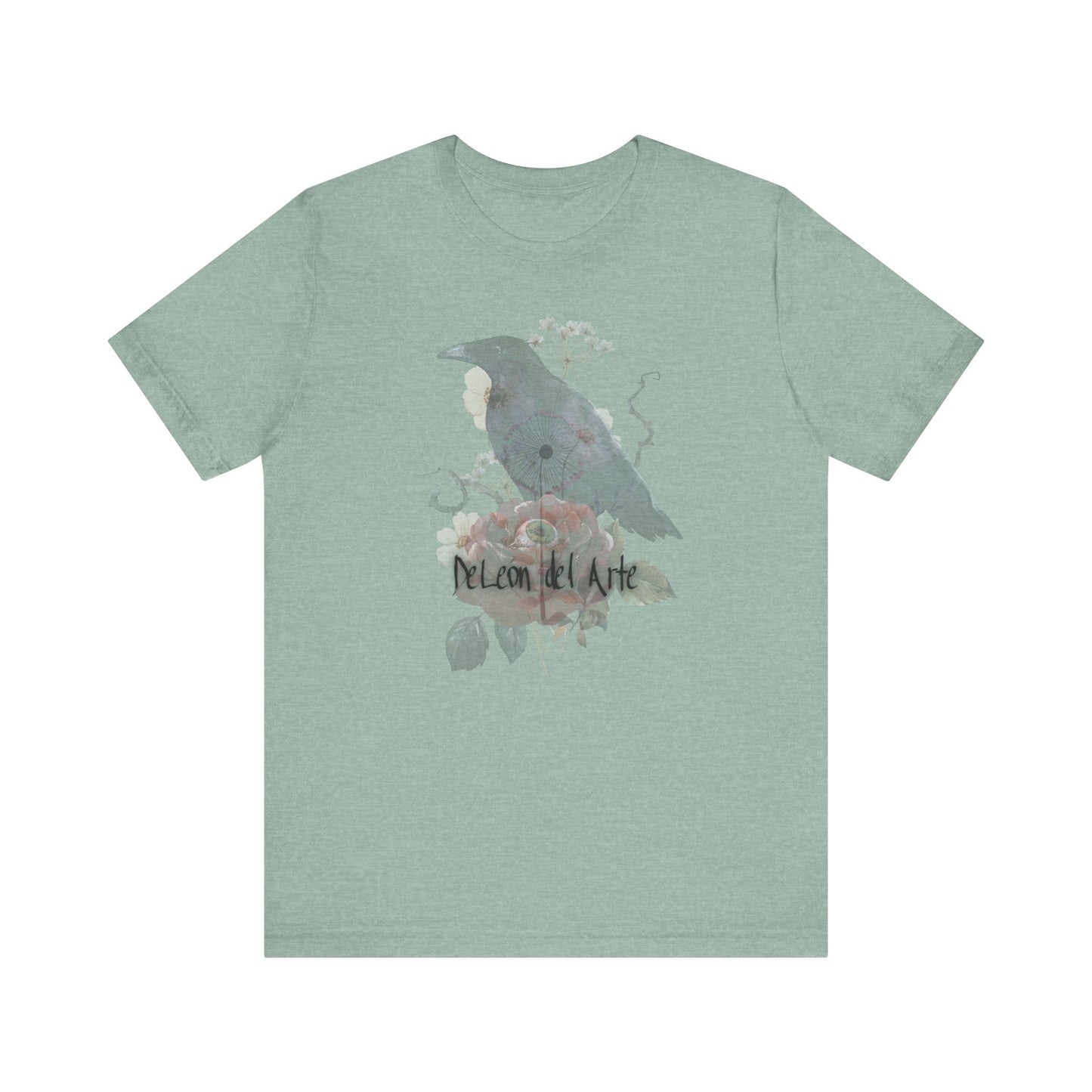 Artistic Bird Tee, Unisex T-Shirt for Art Lovers, Nature Inspired Gift, Casual Wear, Creative Expression