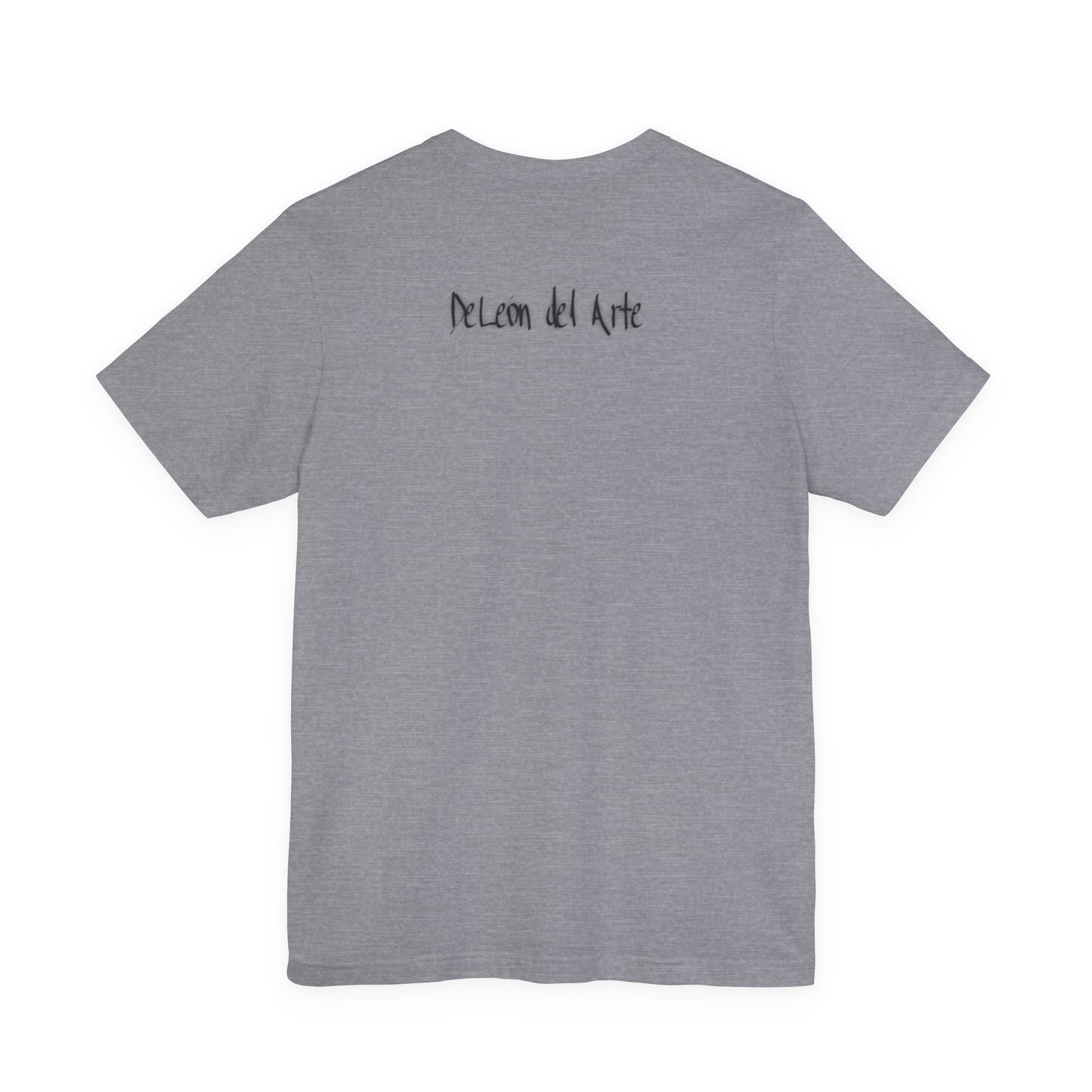 Double-sided Split Logo Artistic Bird Tee, Unisex T-Shirt for Art Lovers, Nature Inspired Gift, Casual Wear, Creative Expression