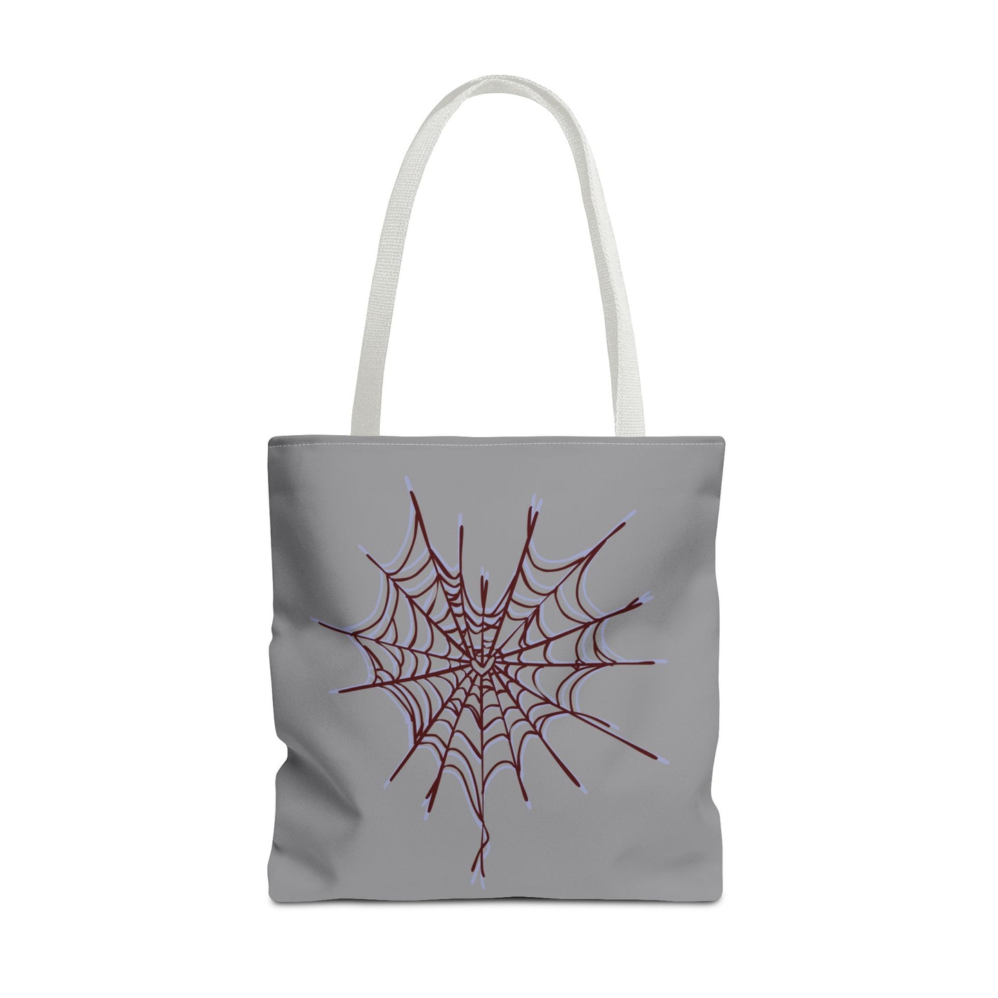 Spooky Spiderweb Tote Bag, Halloween Accessories, Eco-Friendly Tote, Fun Chic Bag, Holiday Gift, Daily Use