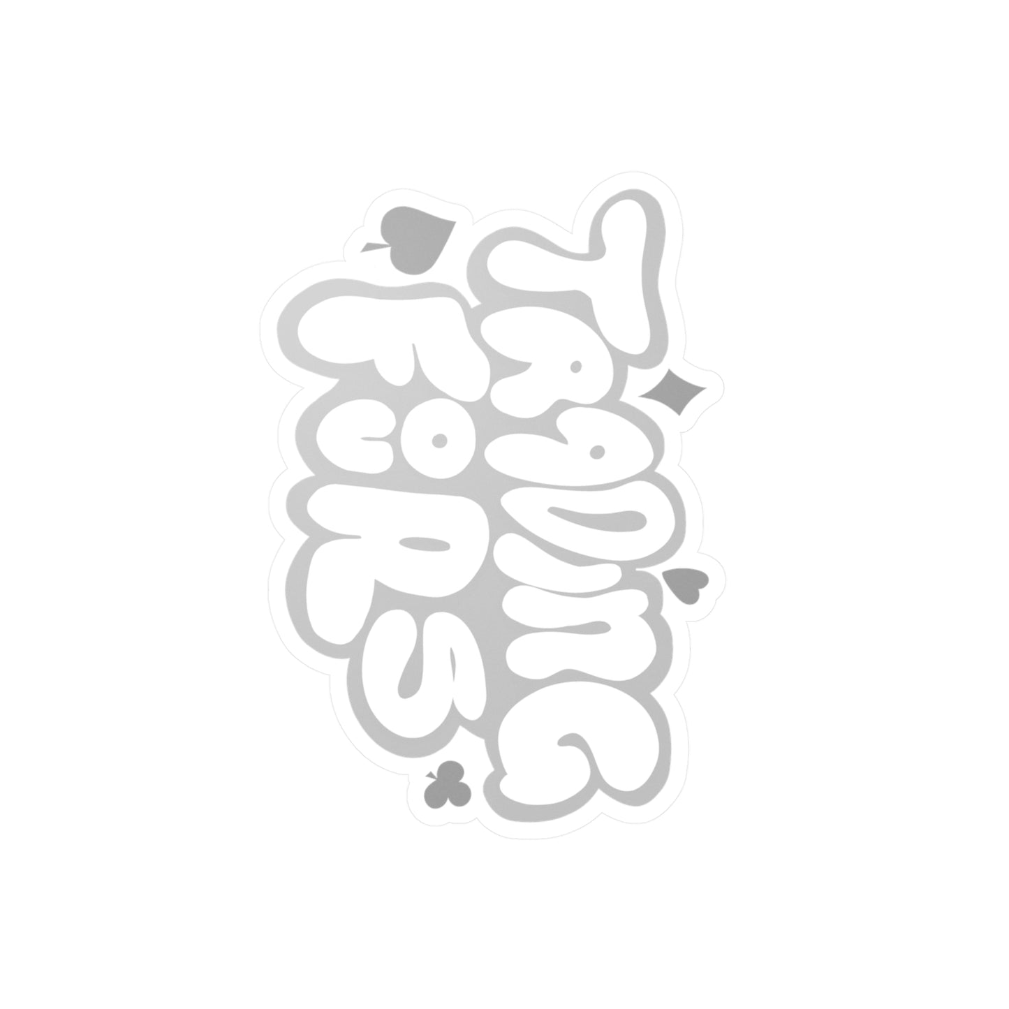 Trading Fours Band logo 1 no color Stylish Kiss-Cut Vinyl Decals for Personalization, Car Stickers, Home Decor, Unique Gifts, Artsy Home Accessories