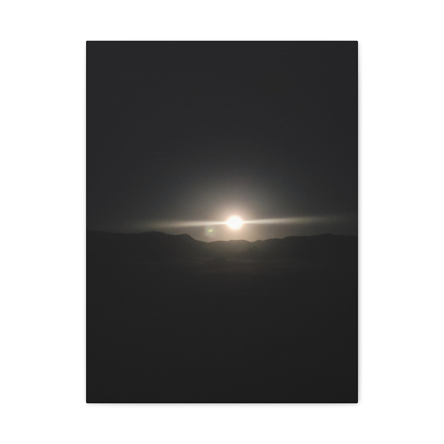 Stretched Canvas Art Print, Modern Wall Decor, Sunset Photography, Home Aesthetic, Gift for Her, Art for Living Room