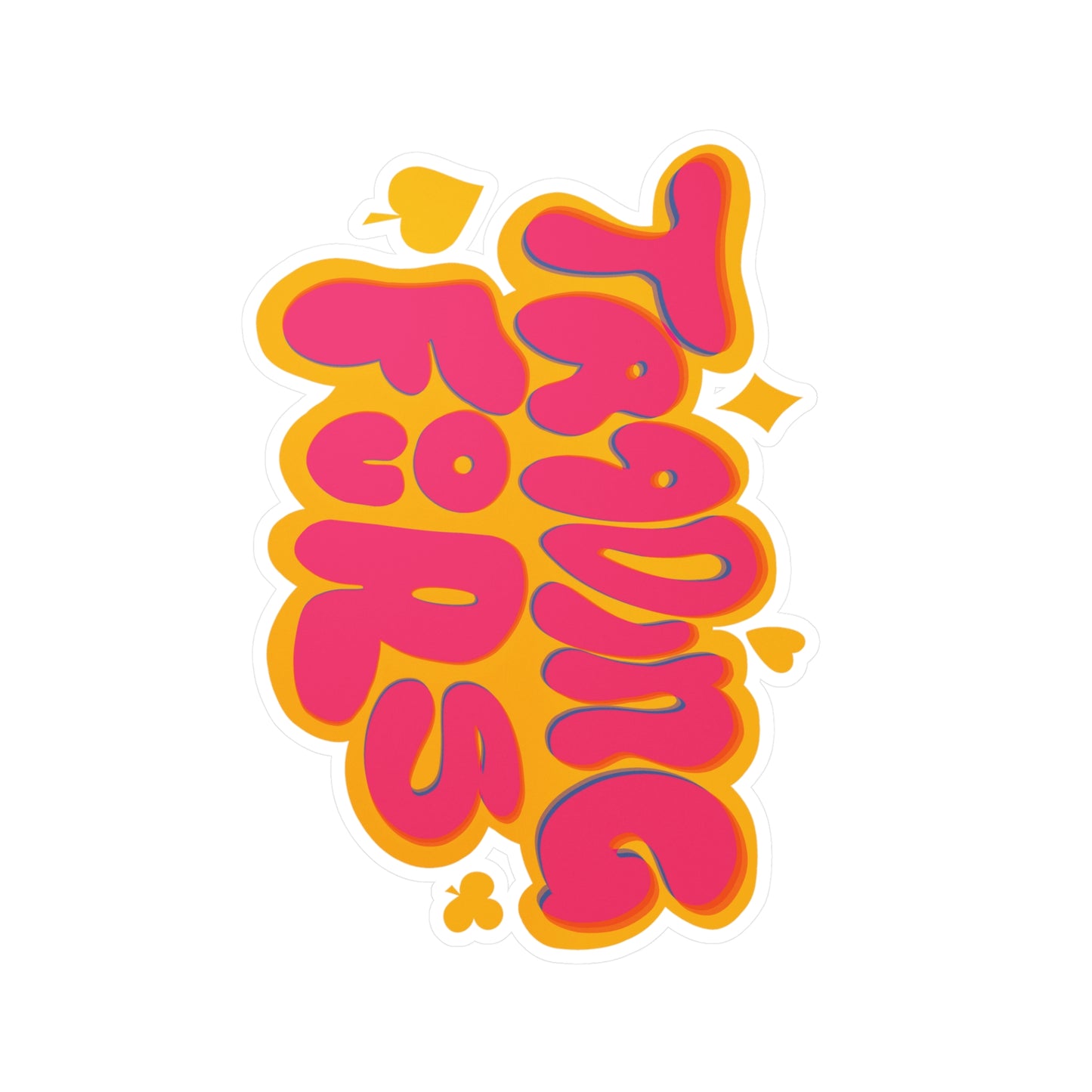 Trading Fours Fun Retro Sticker Decals for Personalization, Ideal for Gifts, Home Decor, Laptop Accessories, and More!