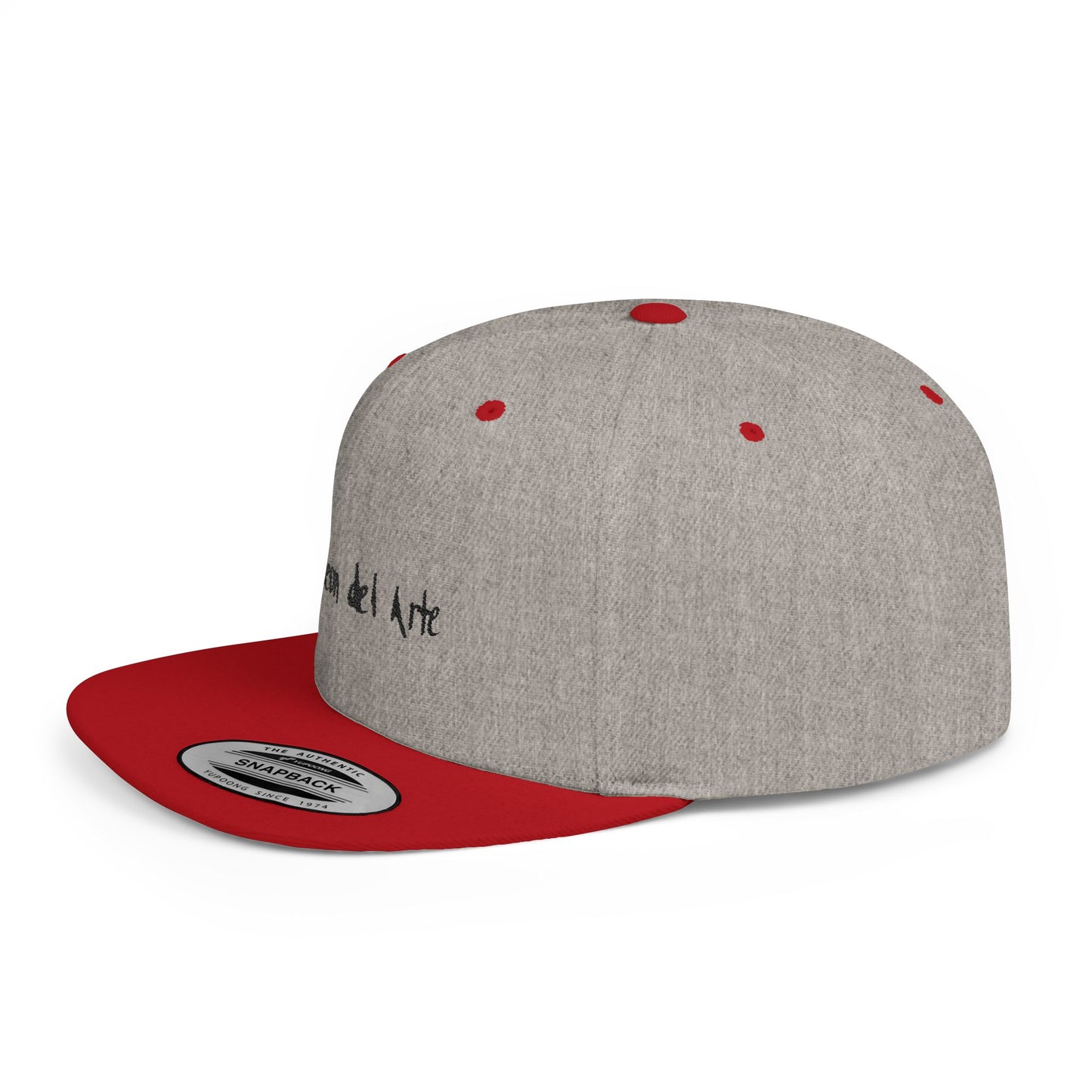 DeLeon del Arte logo Flat Bill Snapback