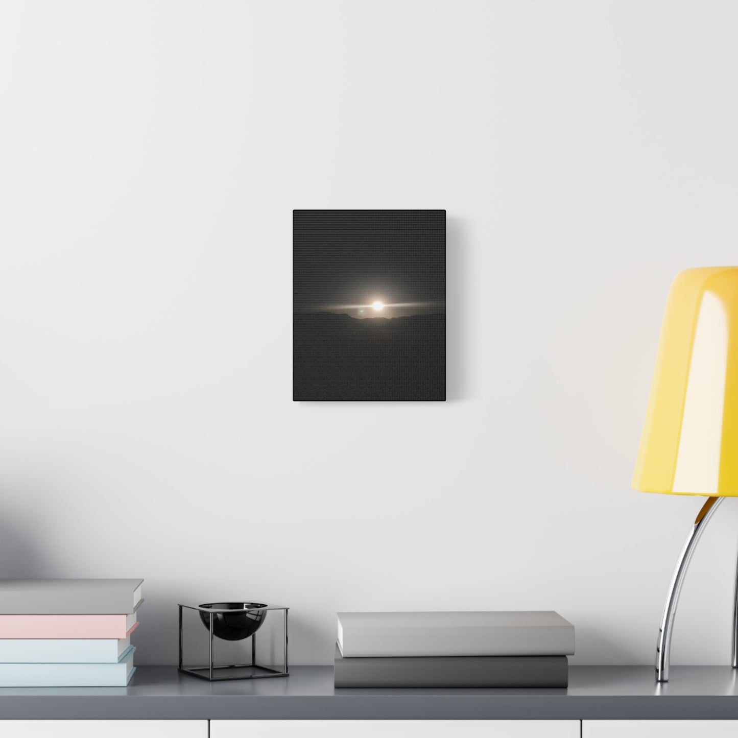 Stretched Canvas Art Print, Modern Wall Decor, Sunset Photography, Home Aesthetic, Gift for Her, Art for Living Room