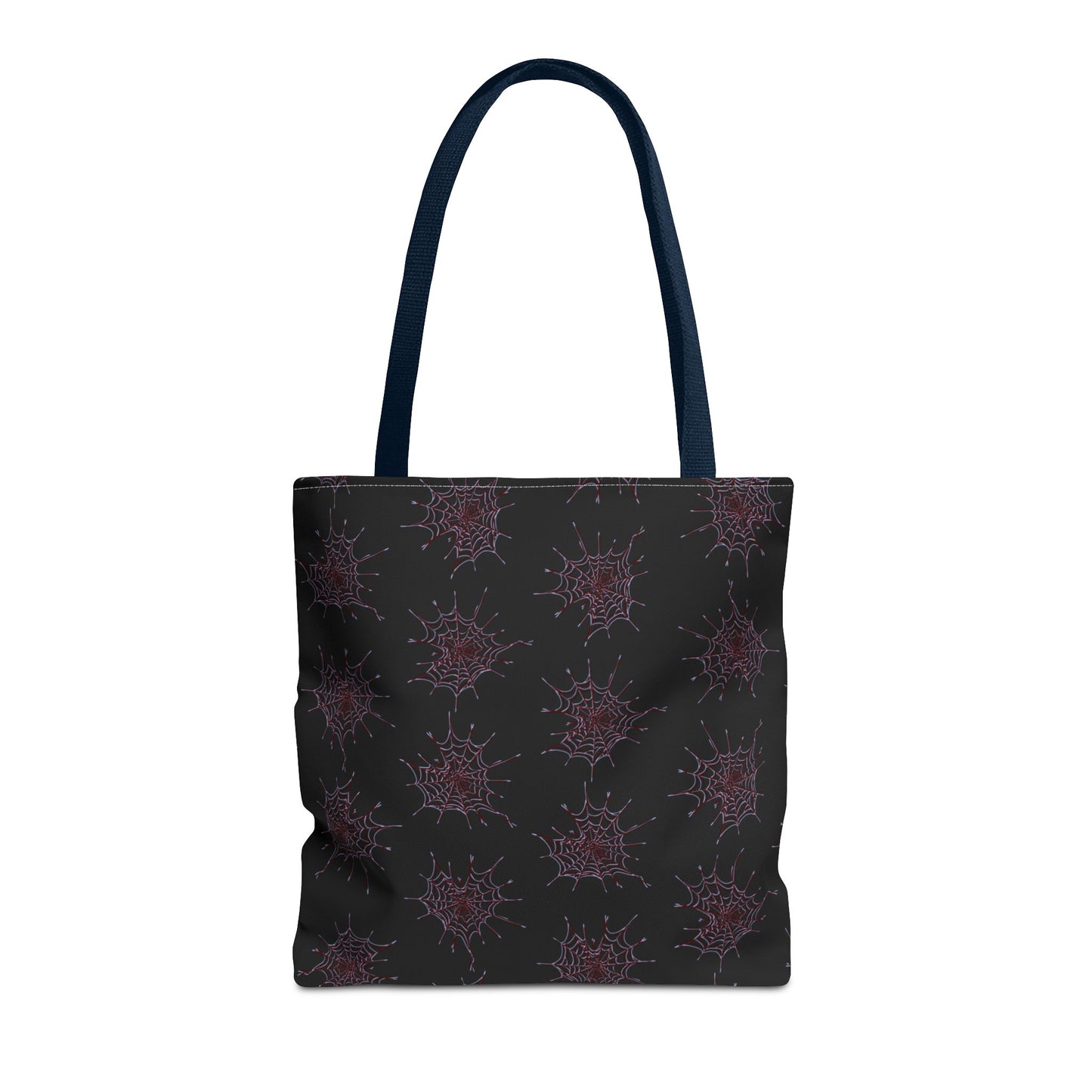 Chic Black and red Heart Web Tote Bag, Stylish Grocery Bag, Eco-Friendly Shopping Tote, Gift Bag for Her, Casual Beach Bag