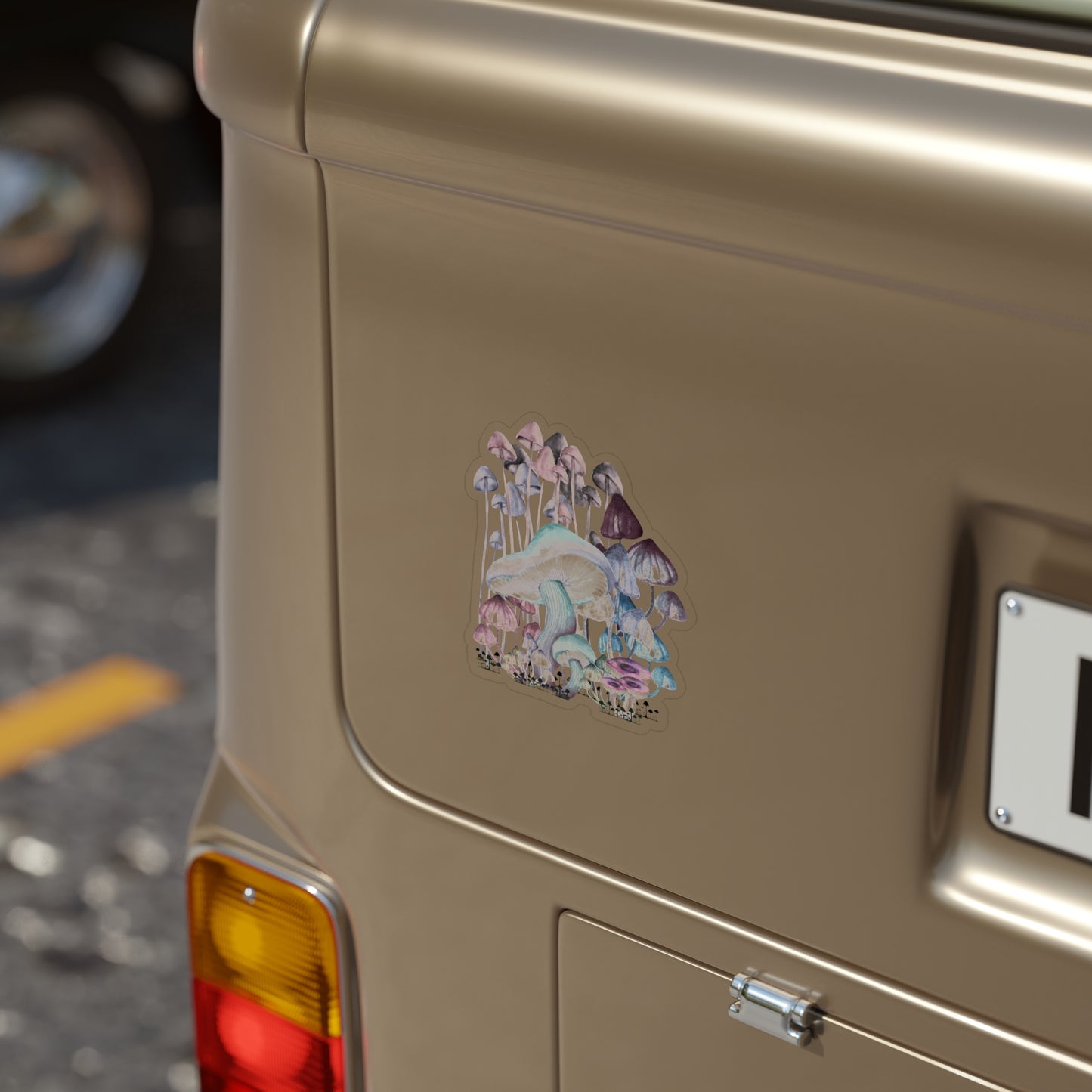 Whimsical Mushroom Outdoor Sticker, Nature Decal, Car Laptop Water Bottle, Boho Aesthetic, Gift for Nature Lovers