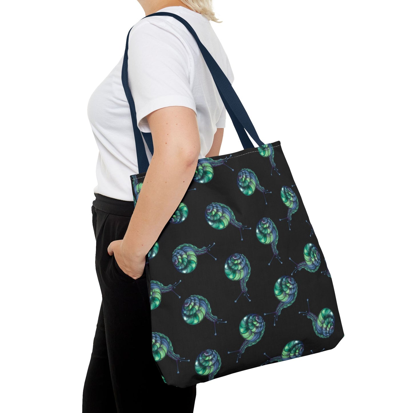 Eco Chic Tote Bag, Stylish Beach Bag, Unique Shopping Tote, Trendy Gift Bag, Nautical Decorative Tote, Marine Pattern Accessory