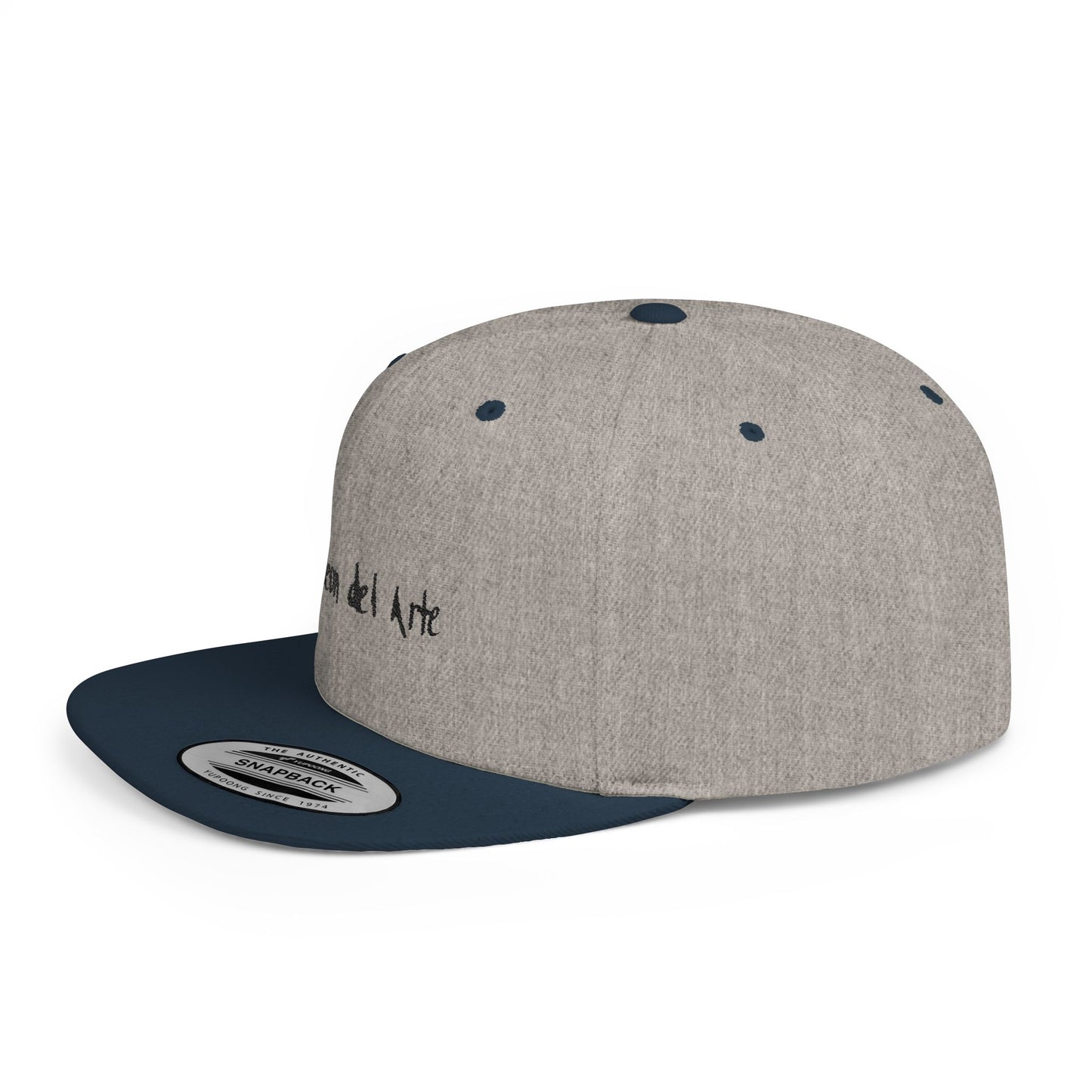DeLeon del Arte logo Flat Bill Snapback