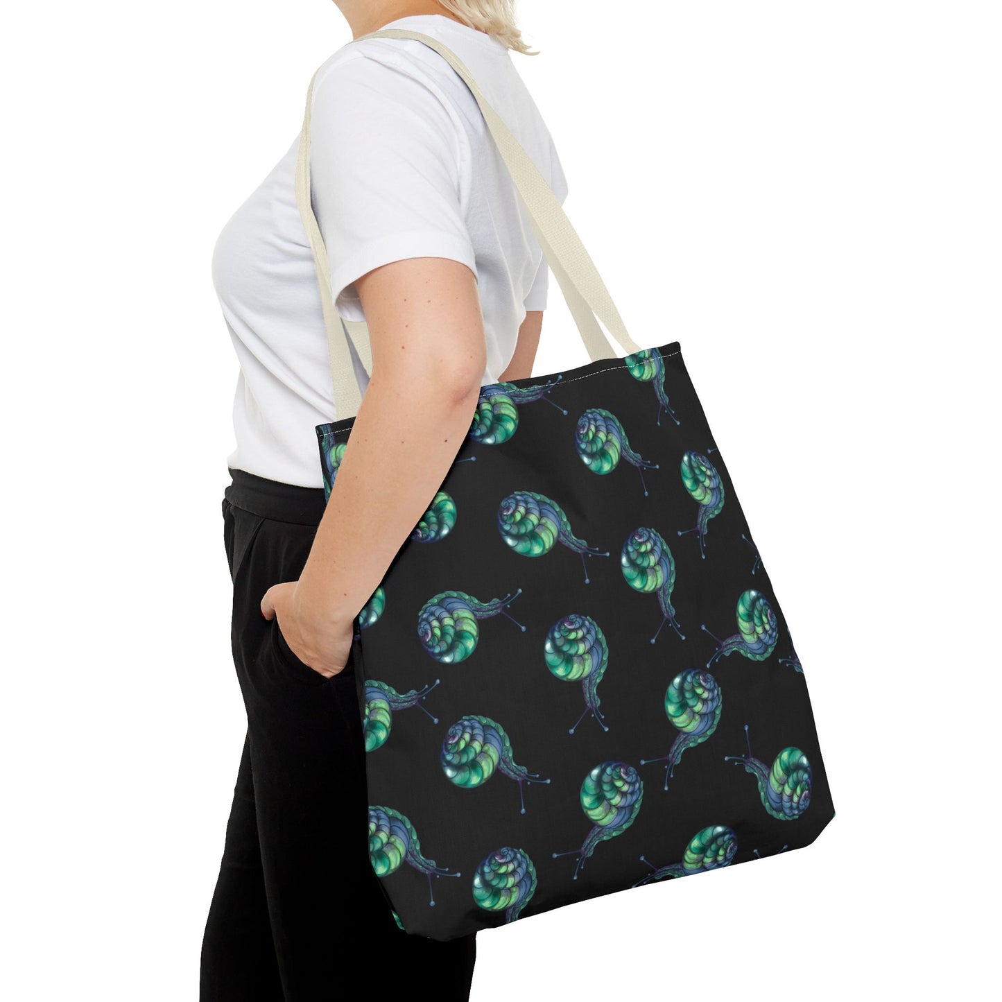 Eco Chic Tote Bag, Stylish Beach Bag, Unique Shopping Tote, Trendy Gift Bag, Nautical Decorative Tote, Marine Pattern Accessory
