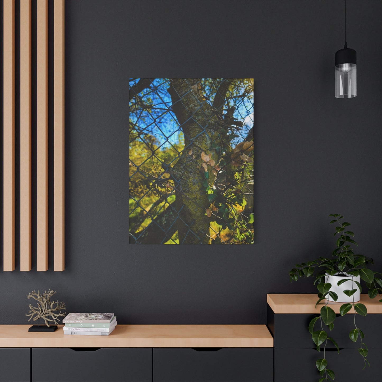Nature-Inspired Canvas Art, Botanical Wall Decor, Home Aesthetic, Gift for Gardeners, Rustic Art for Living Room, Greenery Home Decor
