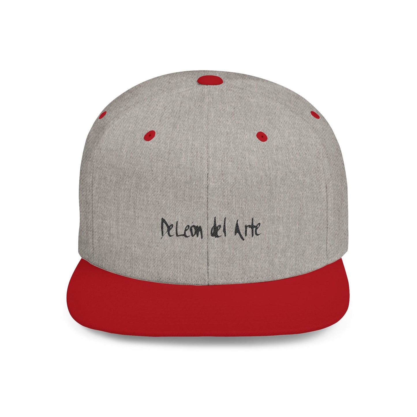 DeLeon del Arte logo Flat Bill Snapback
