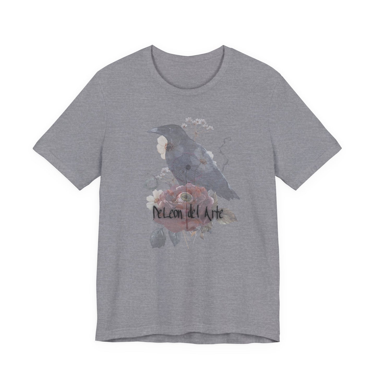 Artistic Bird Tee, Unisex T-Shirt for Art Lovers, Nature Inspired Gift, Casual Wear, Creative Expression