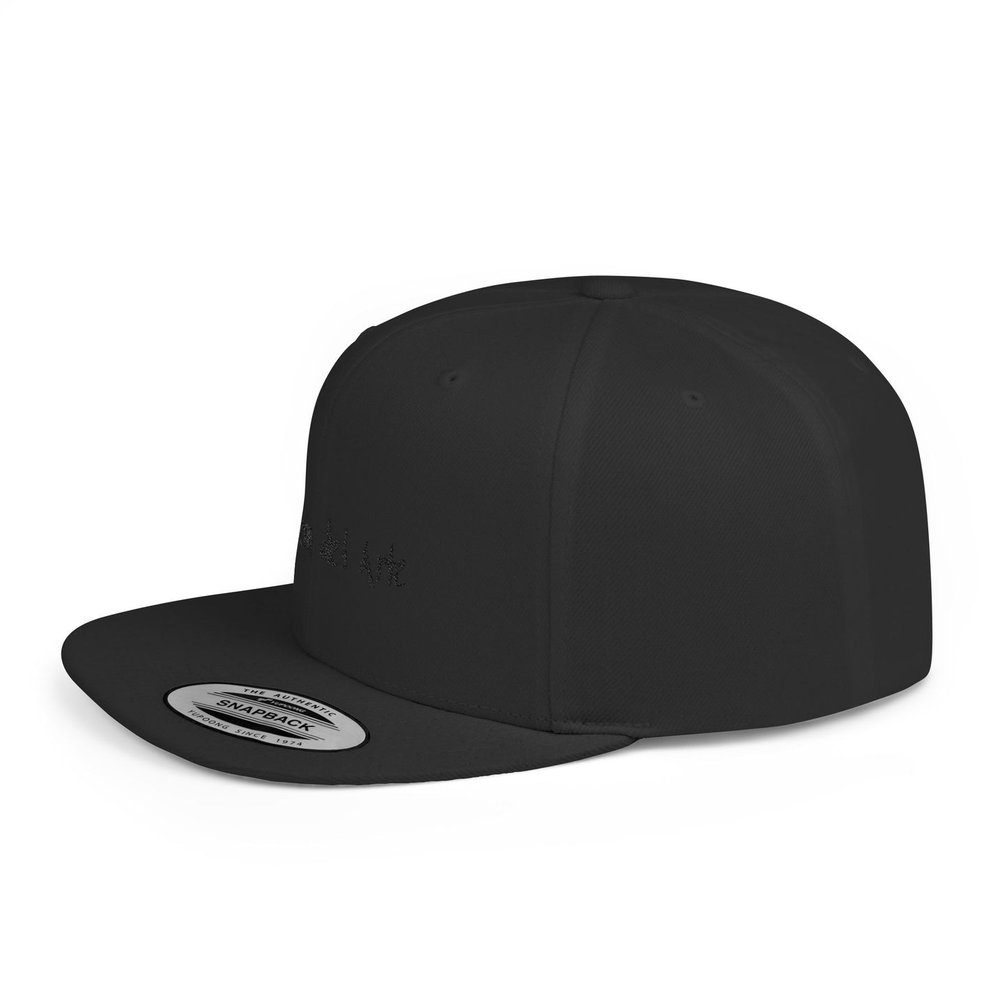 DeLeon del Arte logo Flat Bill Snapback