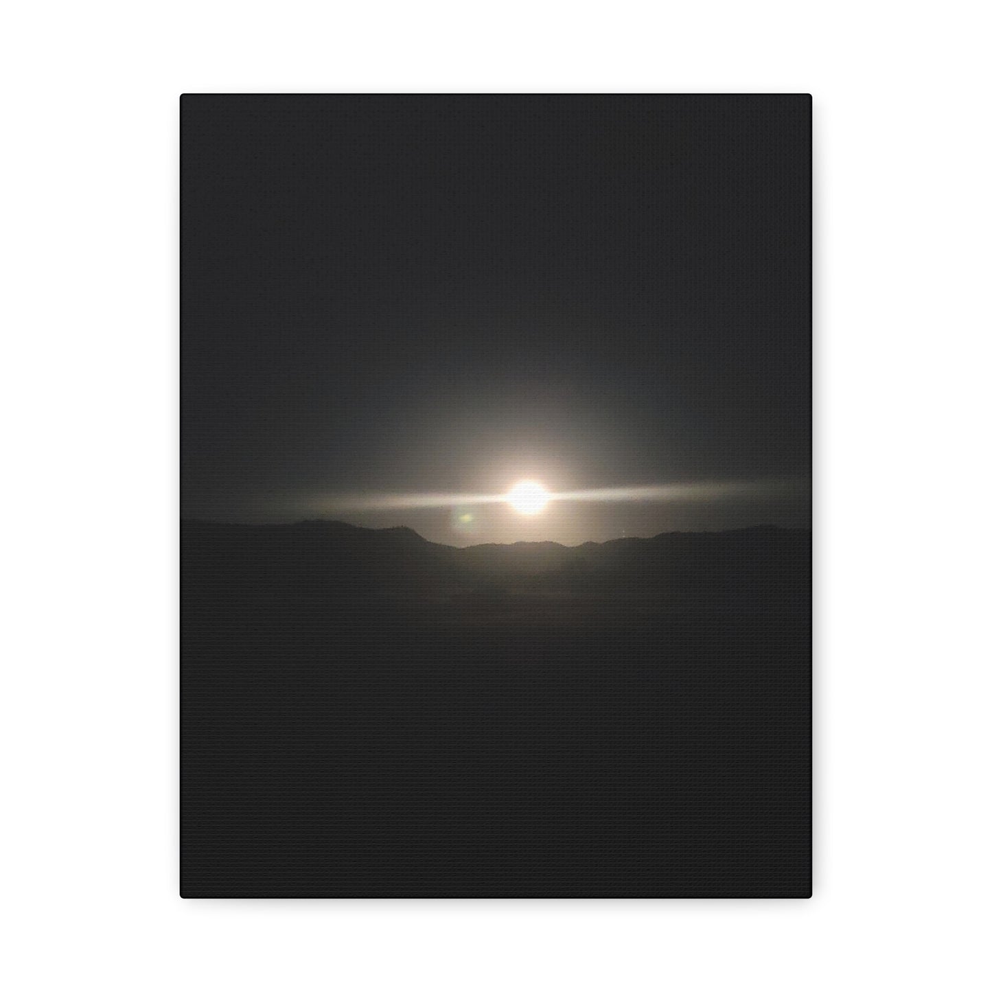 Stretched Canvas Art Print, Modern Wall Decor, Sunset Photography, Home Aesthetic, Gift for Her, Art for Living Room