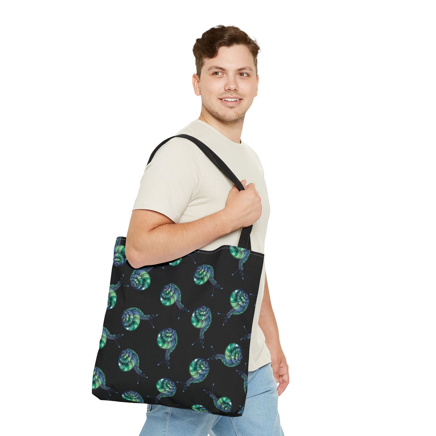 Eco Chic Tote Bag, Stylish Beach Bag, Unique Shopping Tote, Trendy Gift Bag, Nautical Decorative Tote, Marine Pattern Accessory