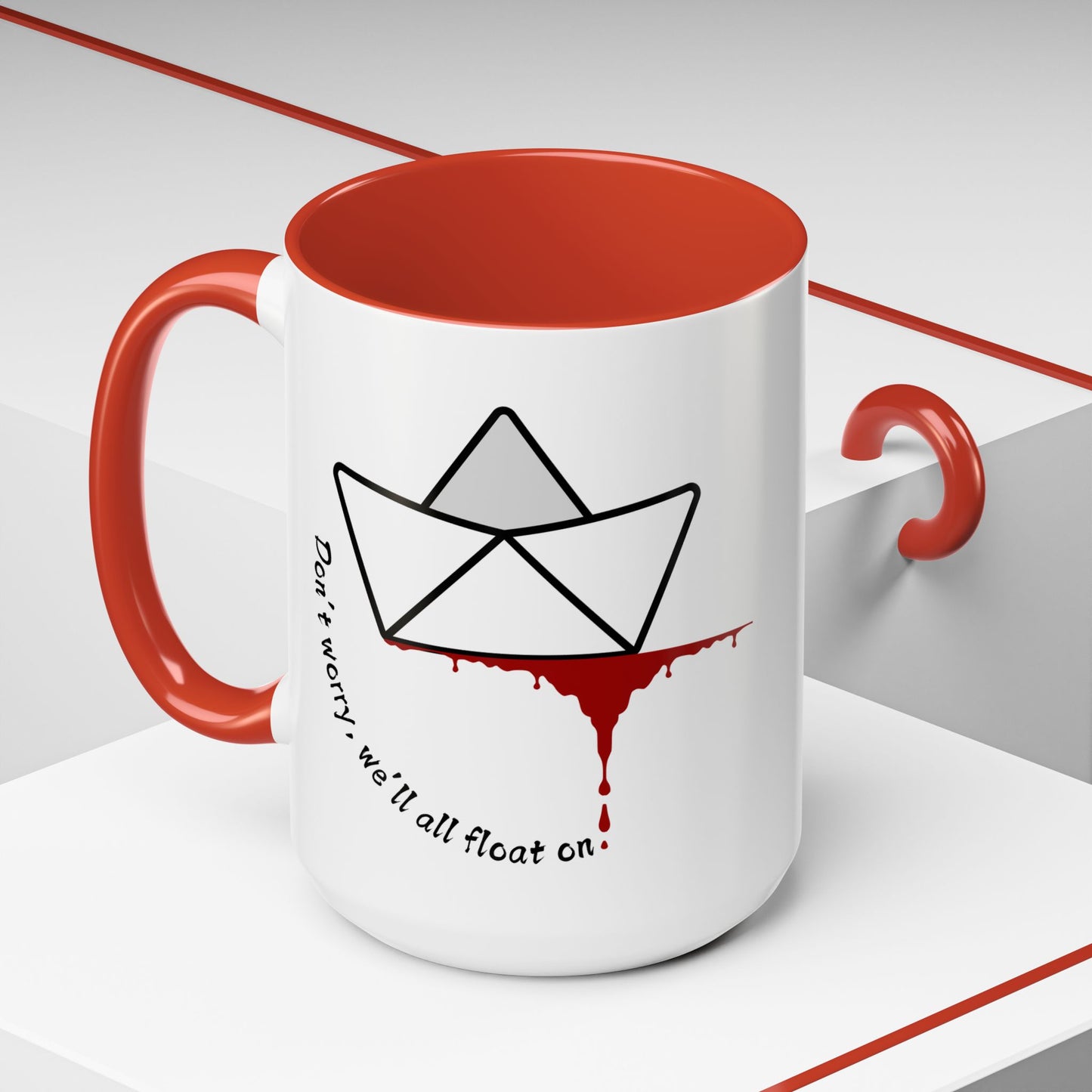 Spooky Accent Coffee Mug (Halloween, Horror, Gift for Fans, Unique Design, Quote Mug)