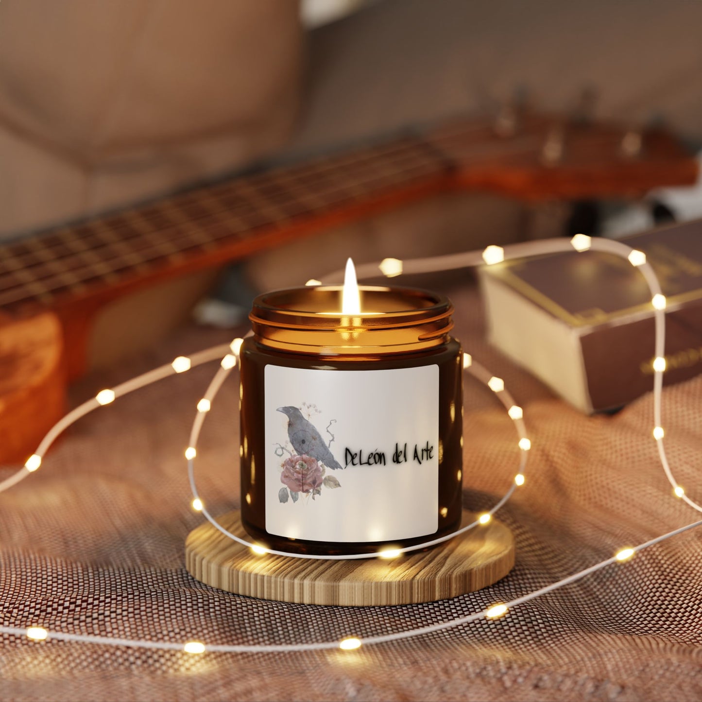 Aromatic Soy Candle with Bird Design | Eco-Friendly Home Decor, Gift, Relaxation, Self-Care, Wellness