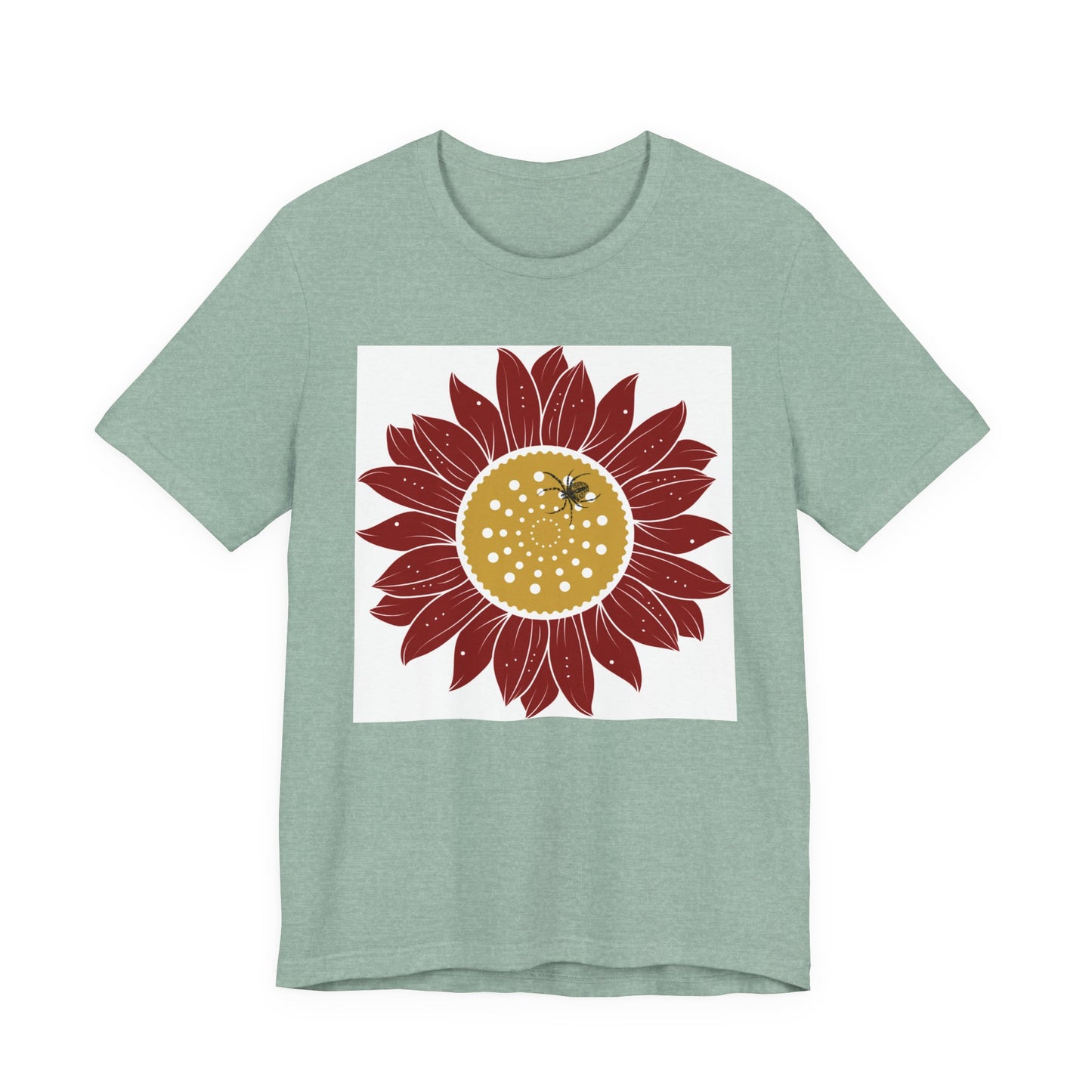 Sunflower Tee, Unisex T-Shirt for Art Lovers, Nature Inspired Gift, Casual Wear, Creative Expression
