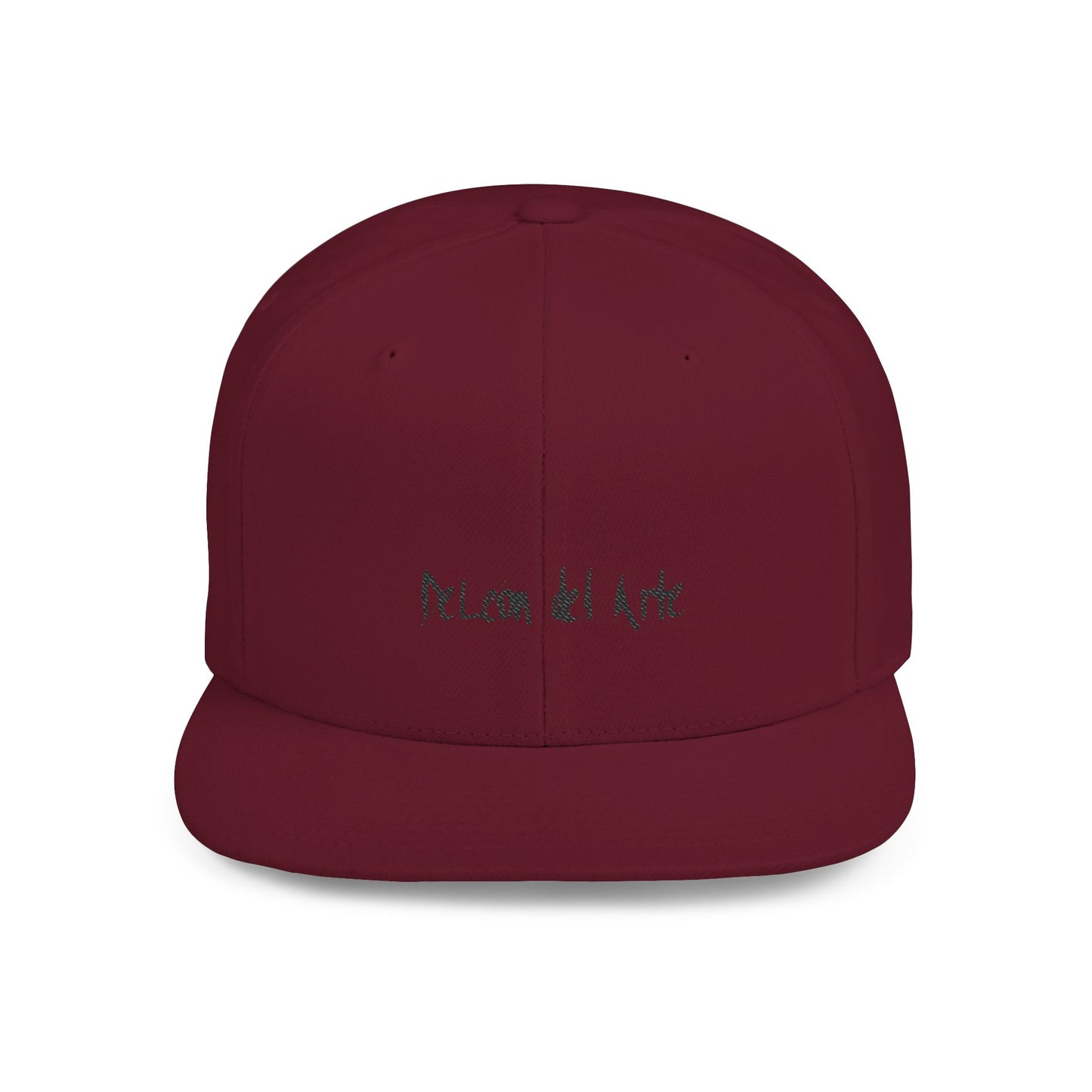 DeLeon del Arte logo Flat Bill Snapback