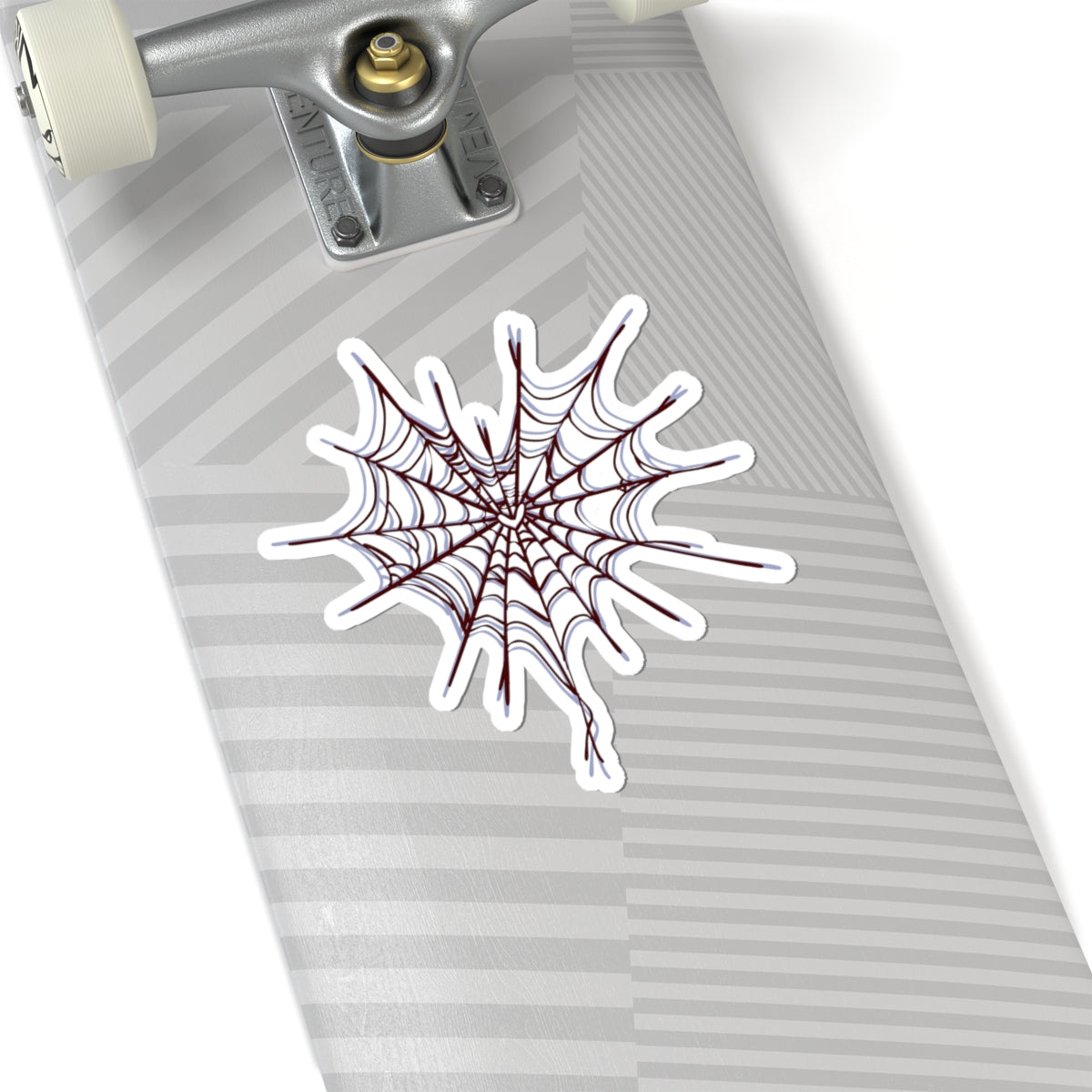 Spider Web Kiss-Cut Stickers, Halloween Decor, Laptop Stickers, Spooky Season, Unique Gift, Customizable Decorations