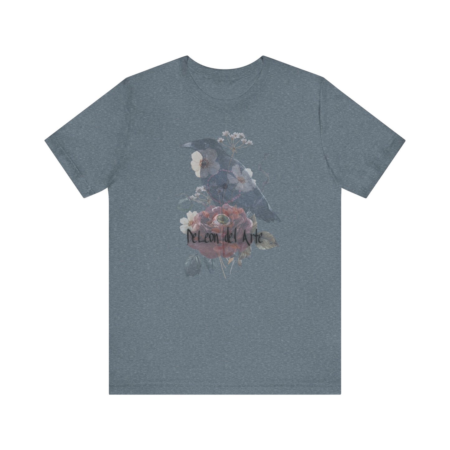 Artistic Bird Tee, Unisex T-Shirt for Art Lovers, Nature Inspired Gift, Casual Wear, Creative Expression