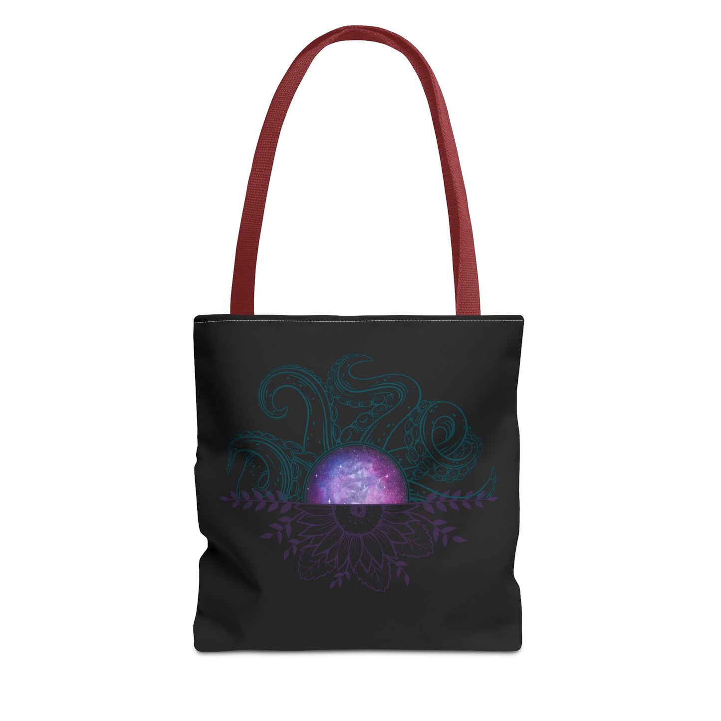 Cosmic Octopus Tote Bag - Celestial Sea Creature Design, Eco-Friendly Shopping, Beach Trip Bag, Gift for Ocean Lovers