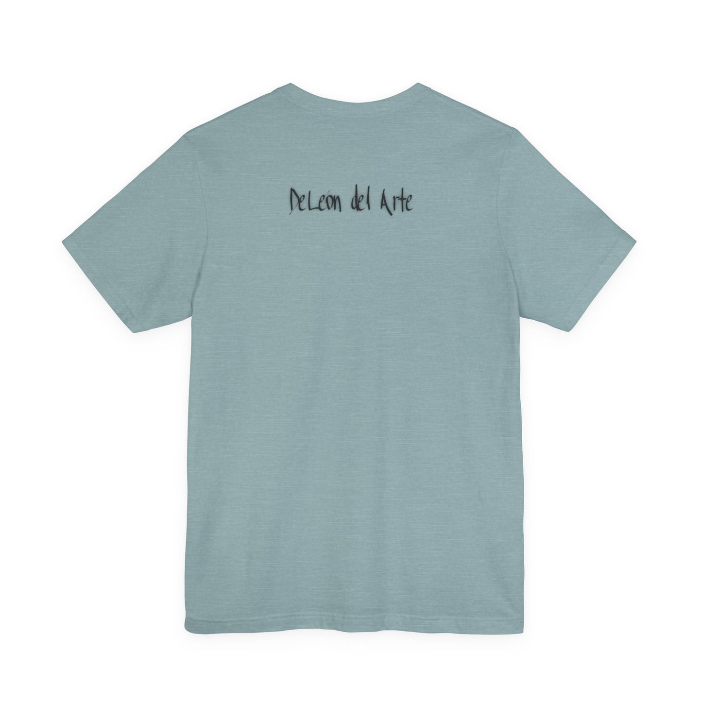 Double-sided Split Logo Artistic Bird Tee, Unisex T-Shirt for Art Lovers, Nature Inspired Gift, Casual Wear, Creative Expression