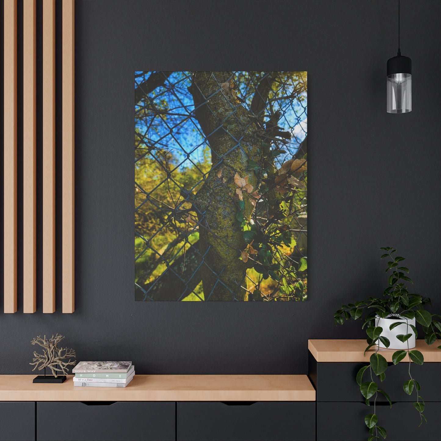 Nature-Inspired Canvas Art, Botanical Wall Decor, Home Aesthetic, Gift for Gardeners, Rustic Art for Living Room, Greenery Home Decor