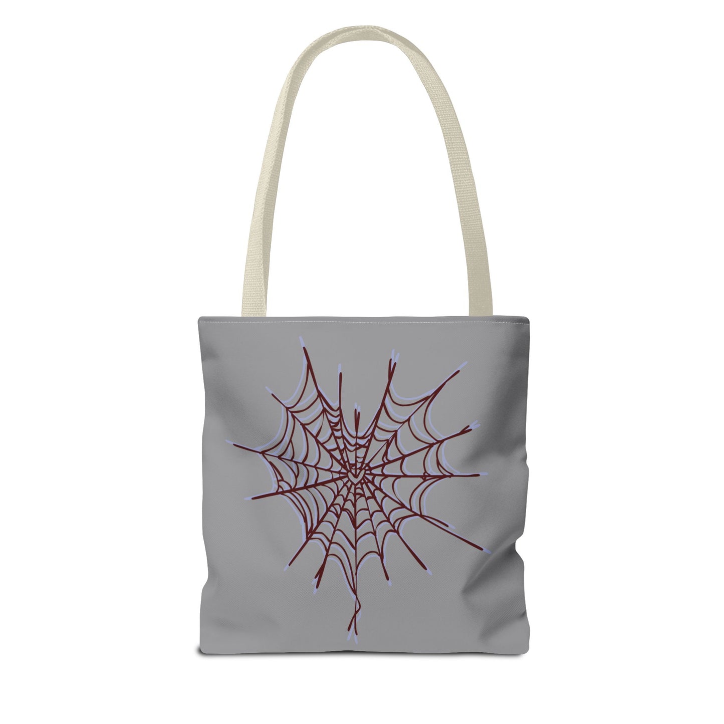 Spooky Spiderweb Tote Bag, Halloween Accessories, Eco-Friendly Tote, Fun Chic Bag, Holiday Gift, Daily Use