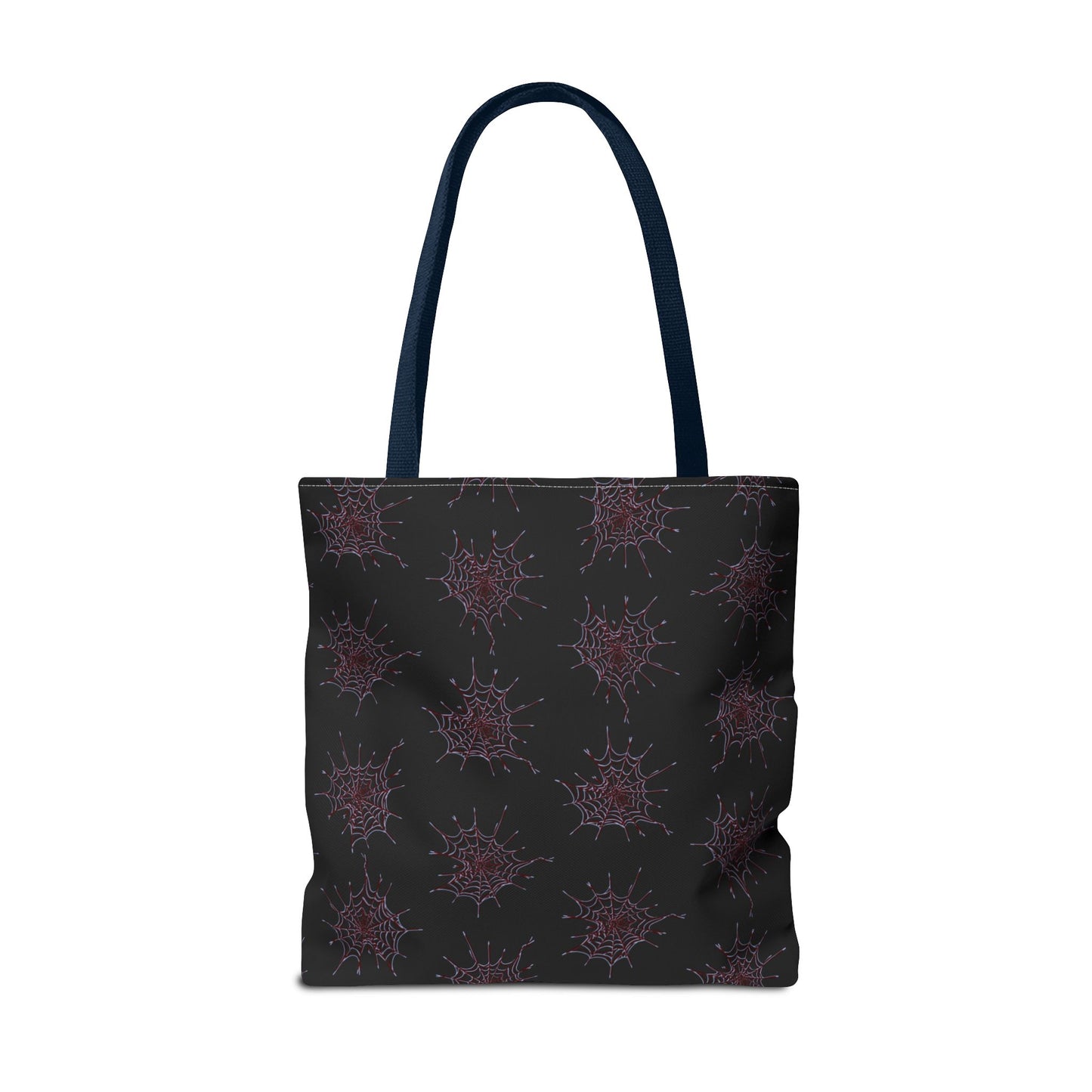 Chic Black and red Heart Web Tote Bag, Stylish Grocery Bag, Eco-Friendly Shopping Tote, Gift Bag for Her, Casual Beach Bag