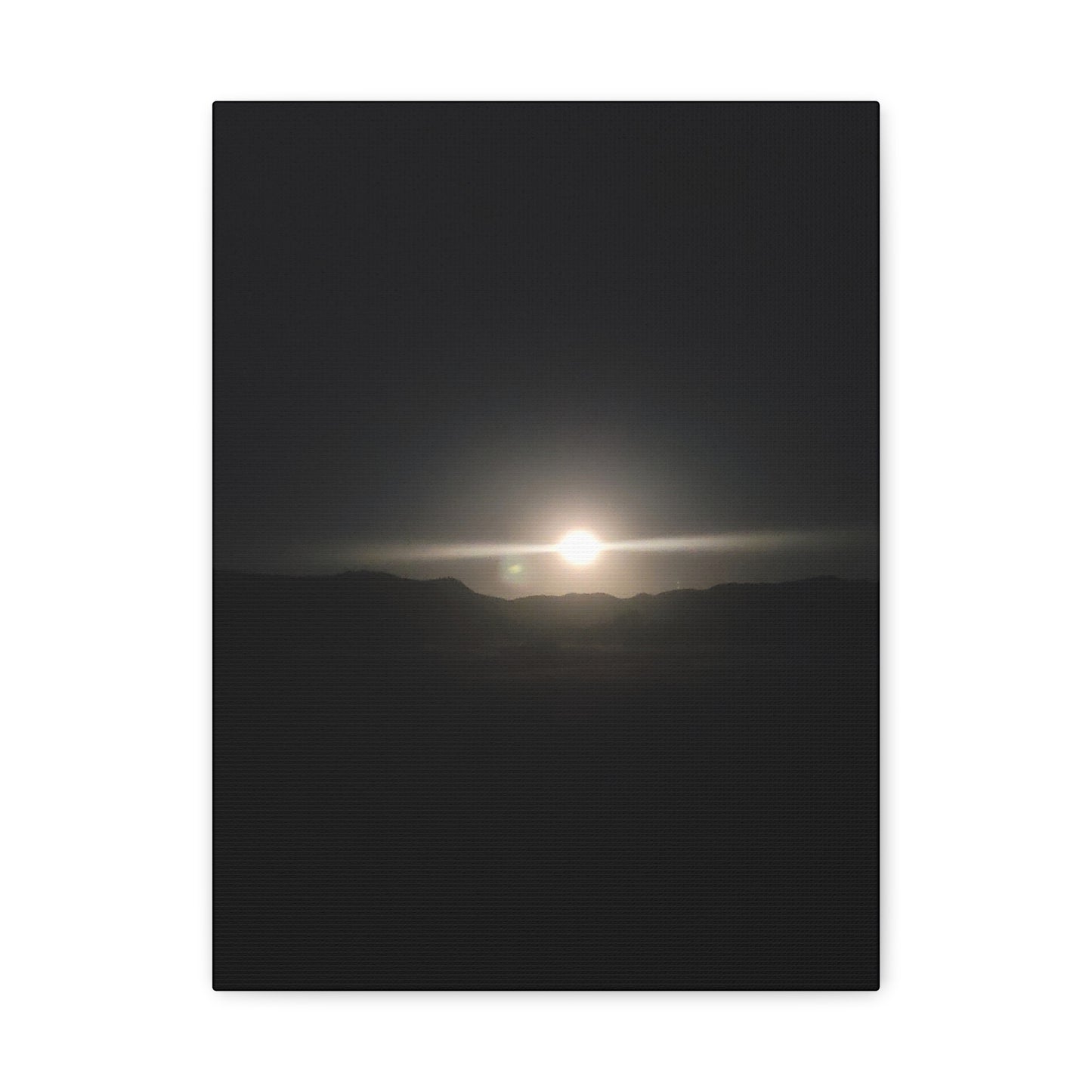 Stretched Canvas Art Print, Modern Wall Decor, Sunset Photography, Home Aesthetic, Gift for Her, Art for Living Room