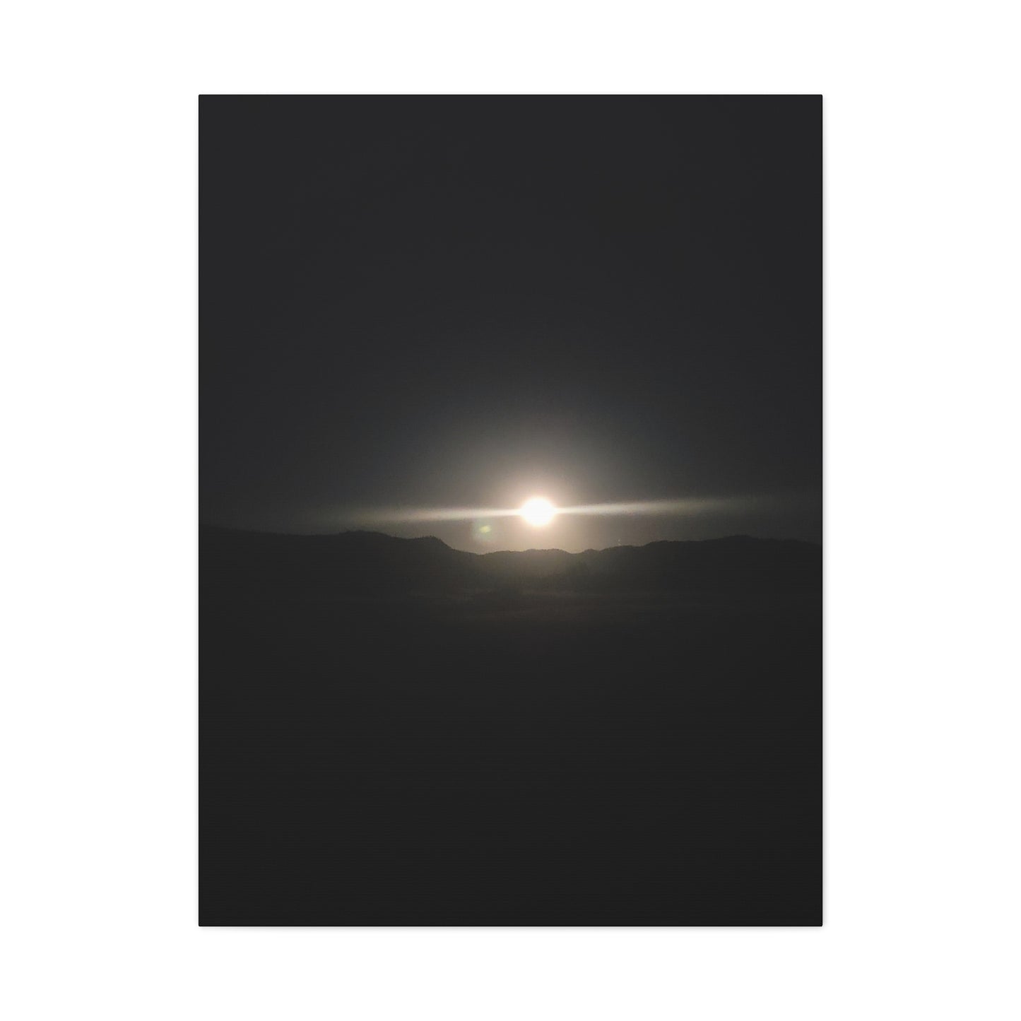 Stretched Canvas Art Print, Modern Wall Decor, Sunset Photography, Home Aesthetic, Gift for Her, Art for Living Room