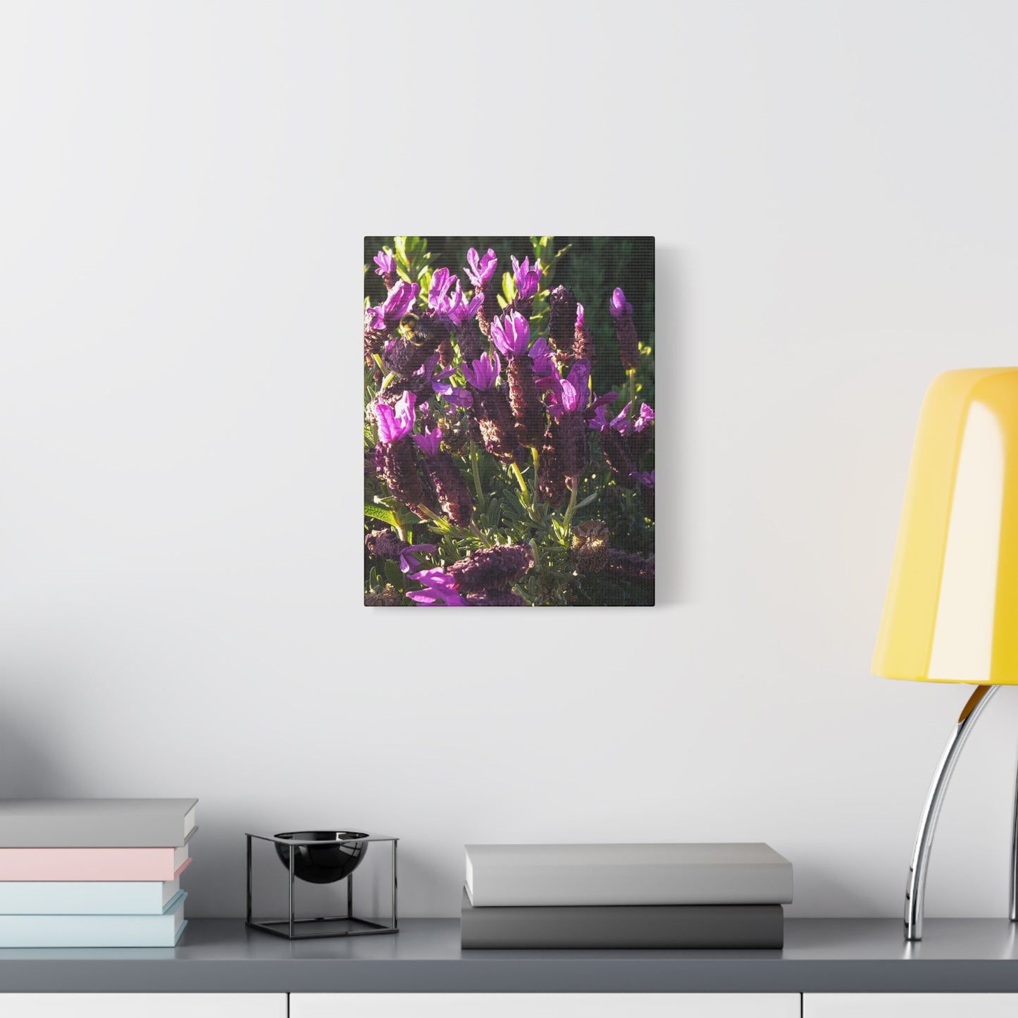 Purple Floral Canvas Wall Art, Botanical Decor, Nature Art, Home Decoration, Gift for Nature Lovers