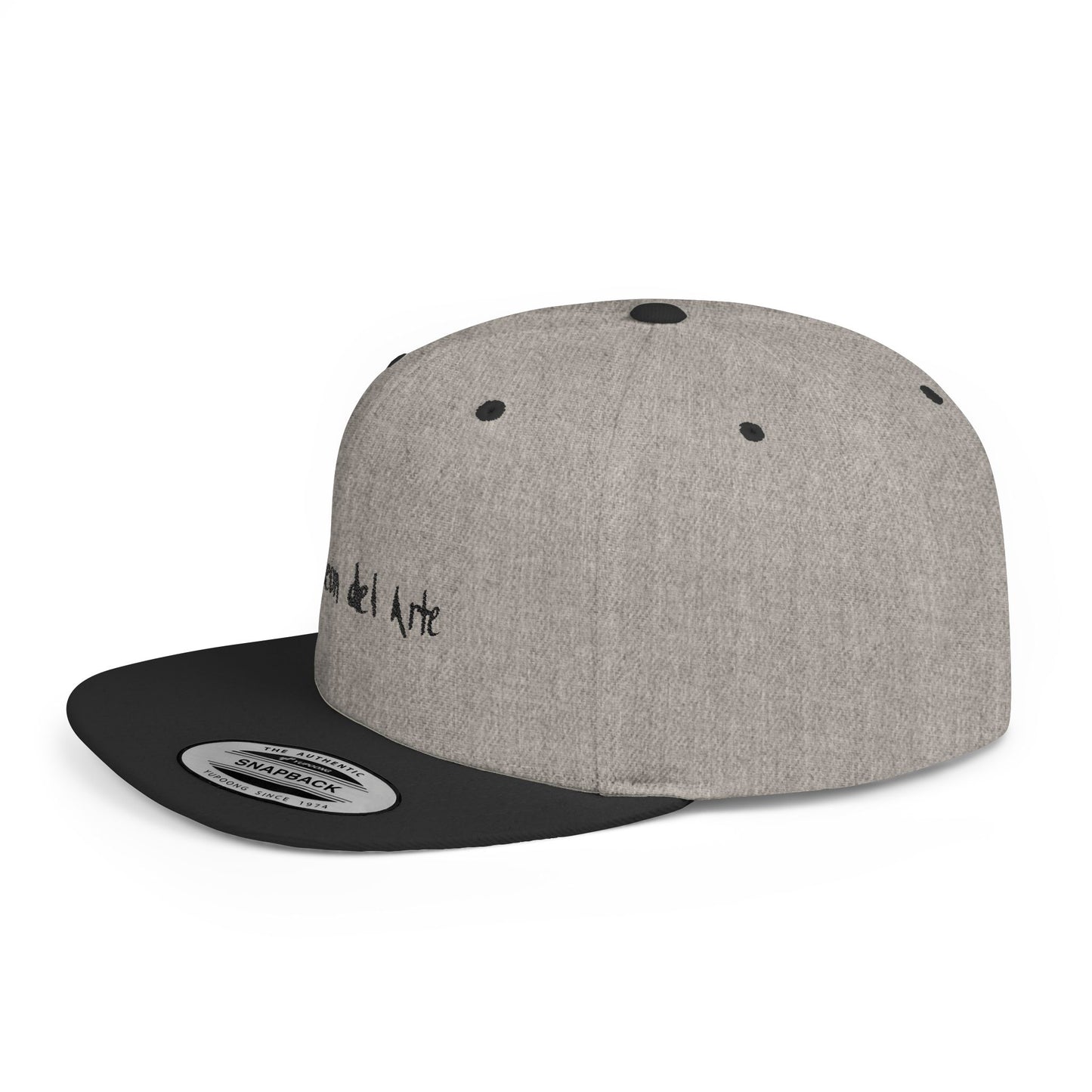 DeLeon del Arte logo Flat Bill Snapback