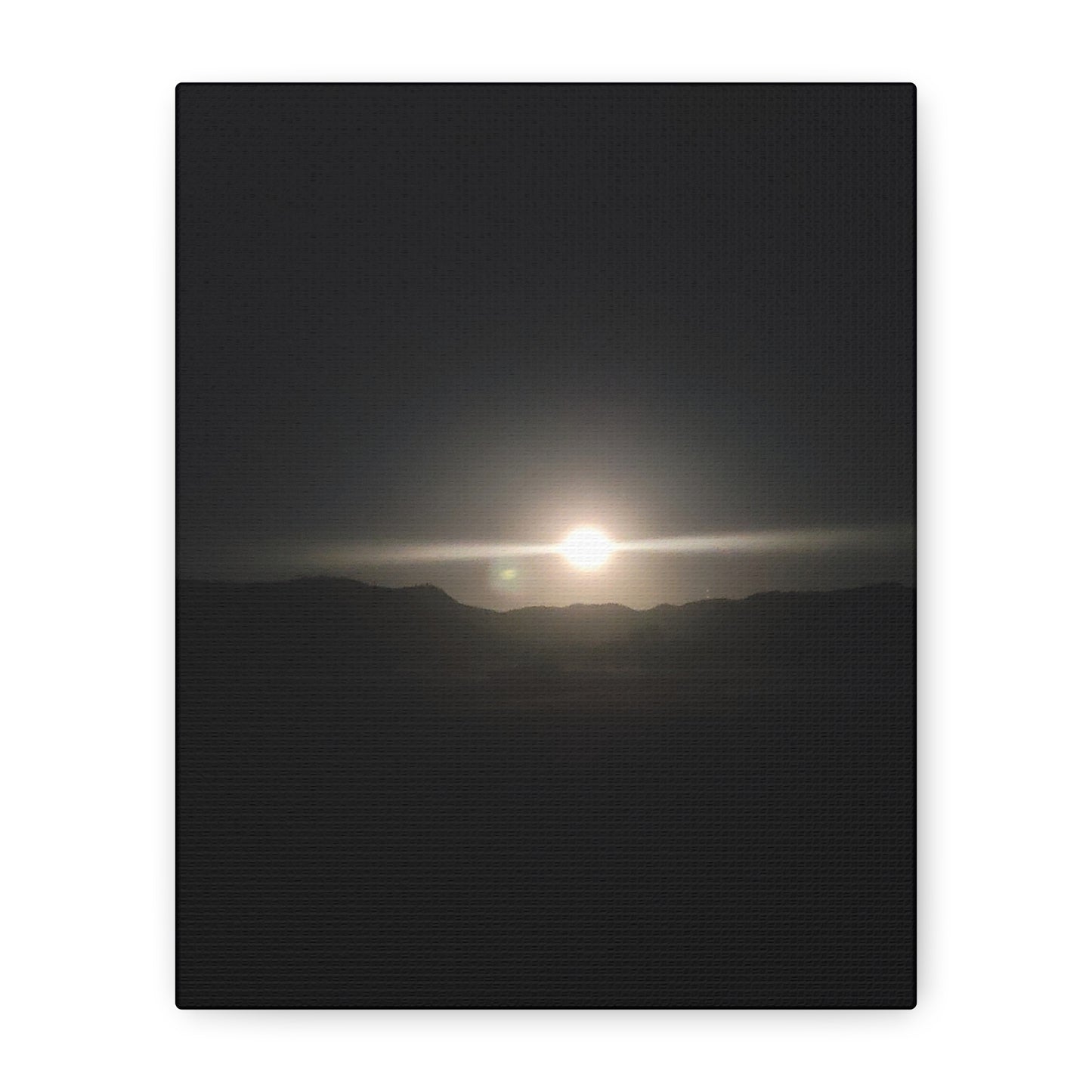 Stretched Canvas Art Print, Modern Wall Decor, Sunset Photography, Home Aesthetic, Gift for Her, Art for Living Room