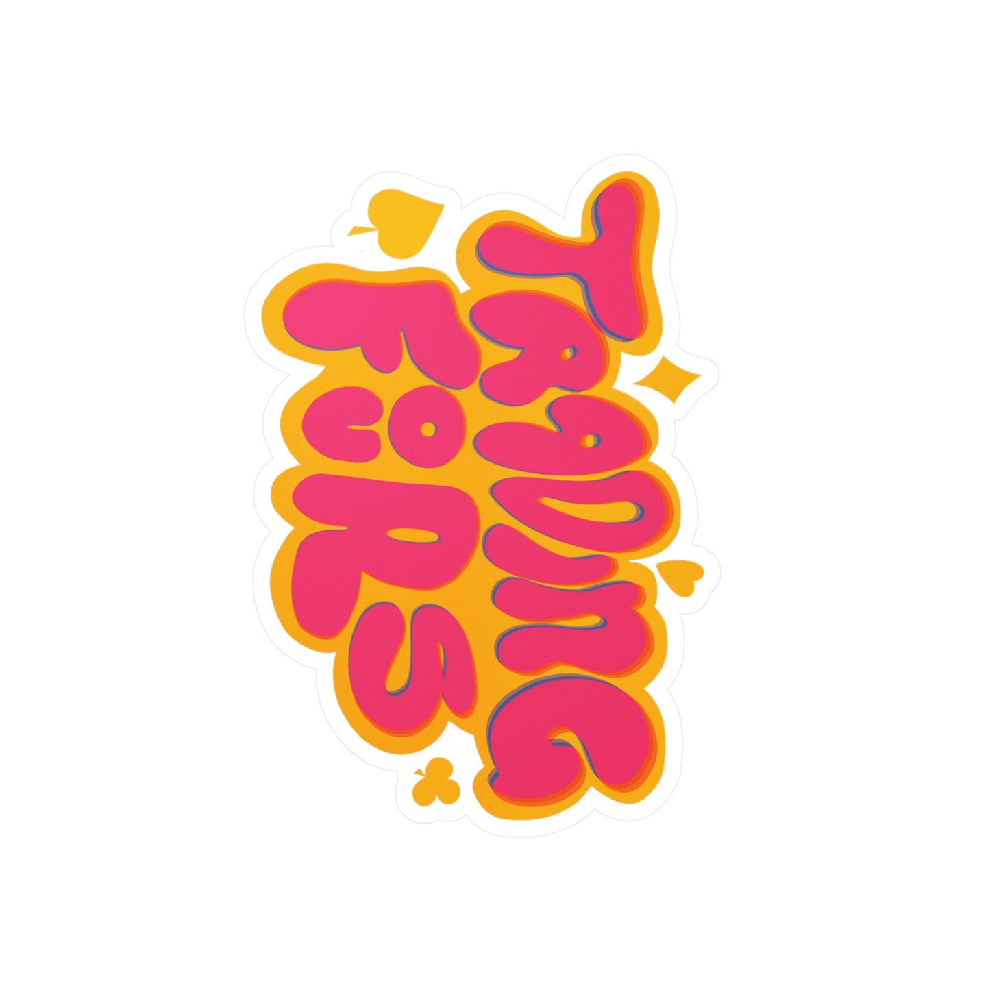 Trading Fours Fun Retro Sticker Decals for Personalization, Ideal for Gifts, Home Decor, Laptop Accessories, and More!