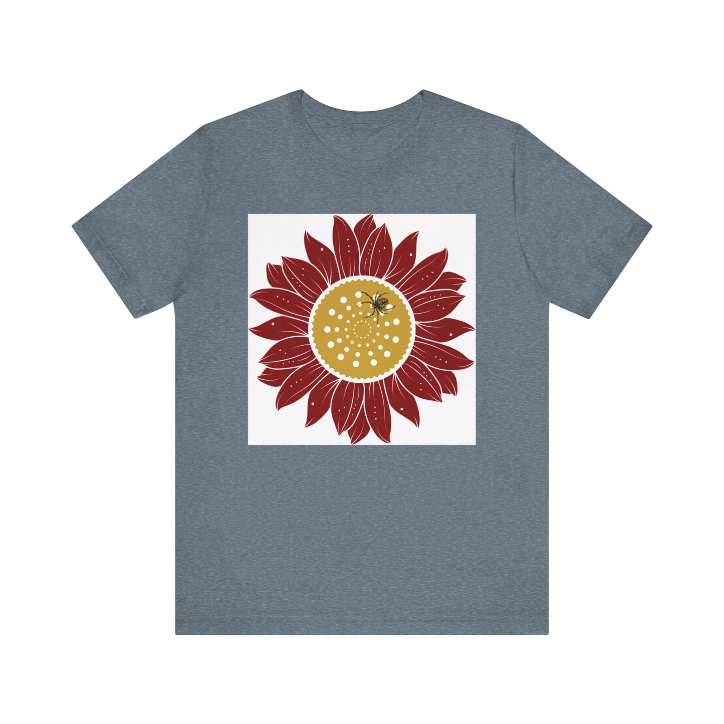 Sunflower Tee, Unisex T-Shirt for Art Lovers, Nature Inspired Gift, Casual Wear, Creative Expression