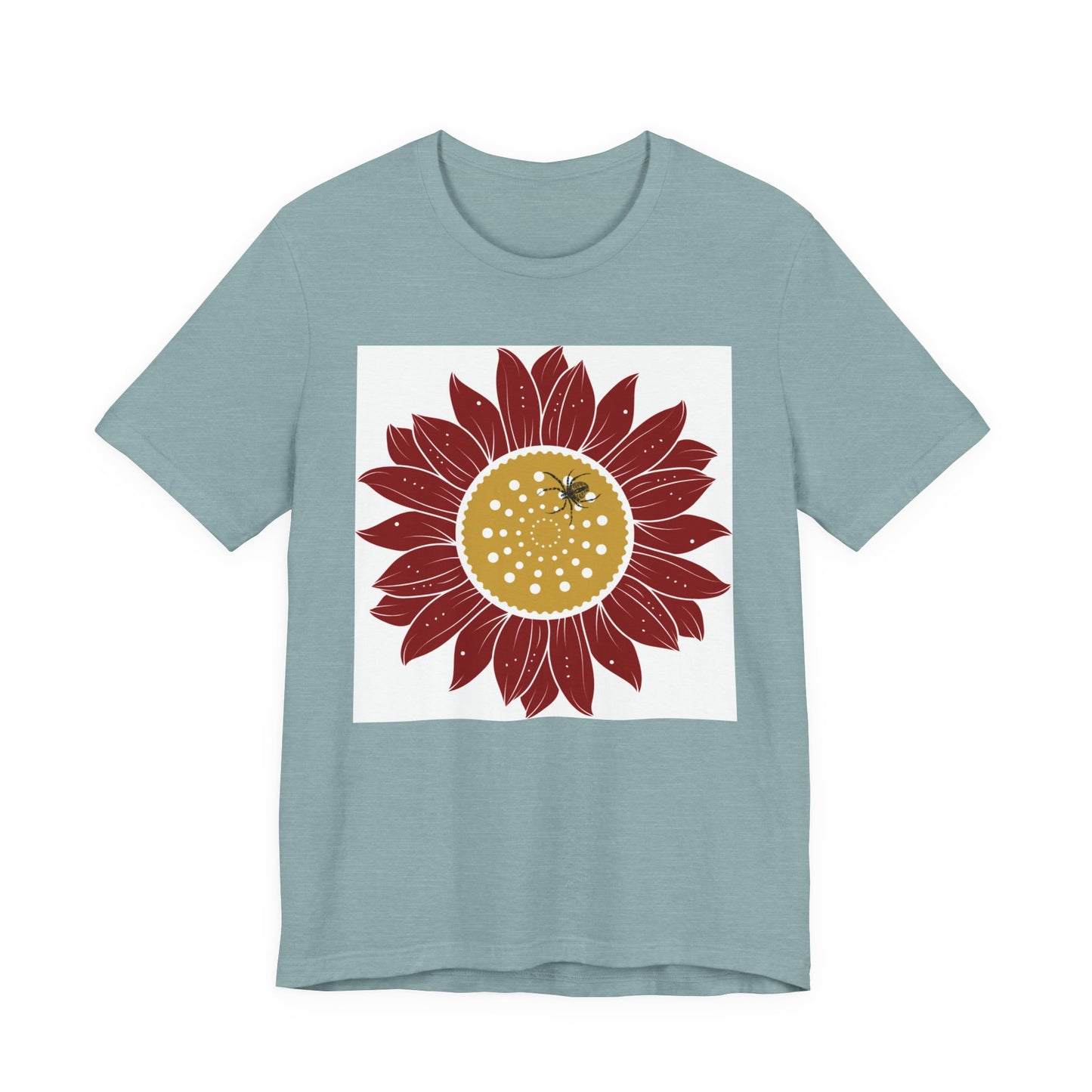 Sunflower Tee, Unisex T-Shirt for Art Lovers, Nature Inspired Gift, Casual Wear, Creative Expression