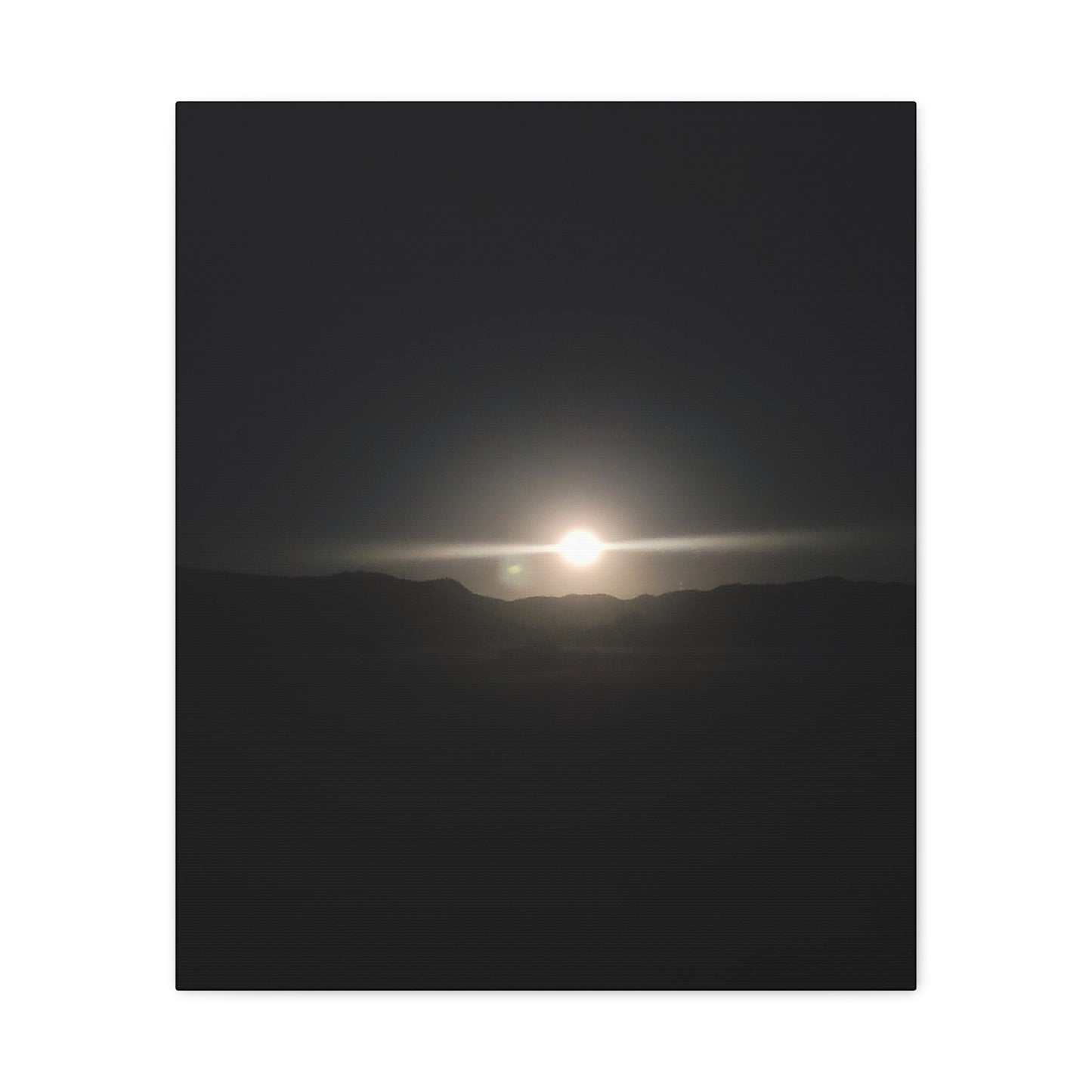 Stretched Canvas Art Print, Modern Wall Decor, Sunset Photography, Home Aesthetic, Gift for Her, Art for Living Room