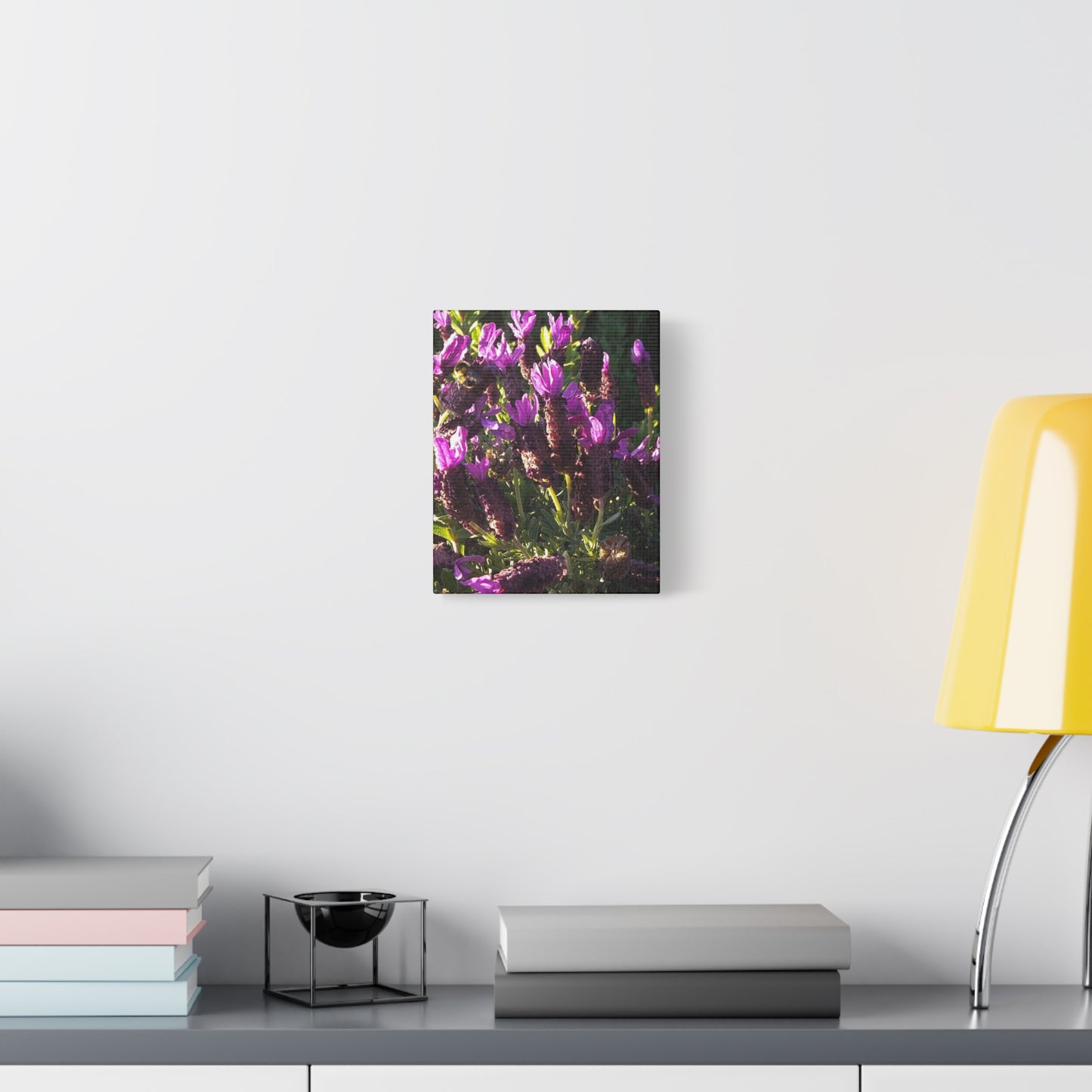 Purple Floral Canvas Wall Art, Botanical Decor, Nature Art, Home Decoration, Gift for Nature Lovers