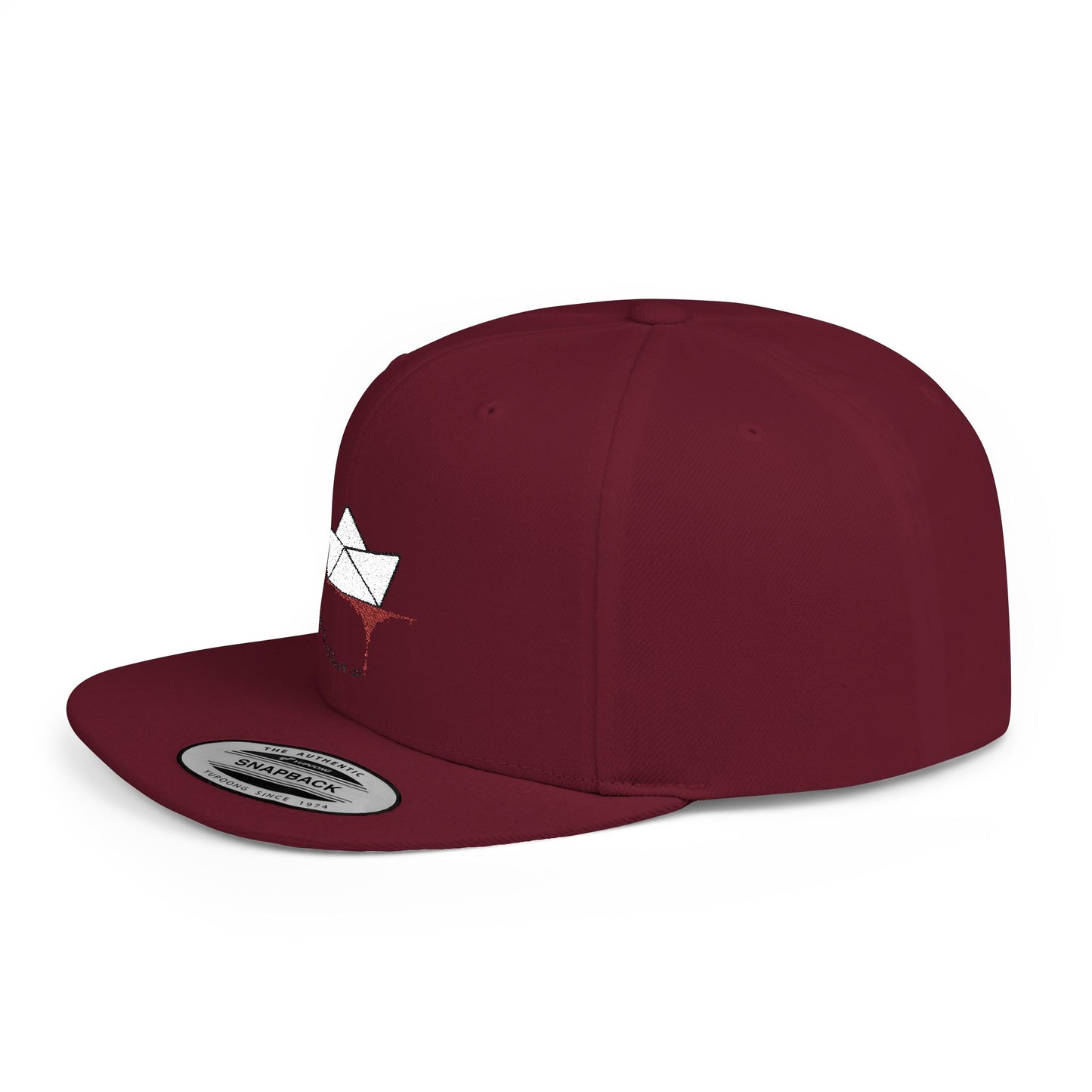 Floating On Paper Boat and River of Blood Flat Bill Snapback